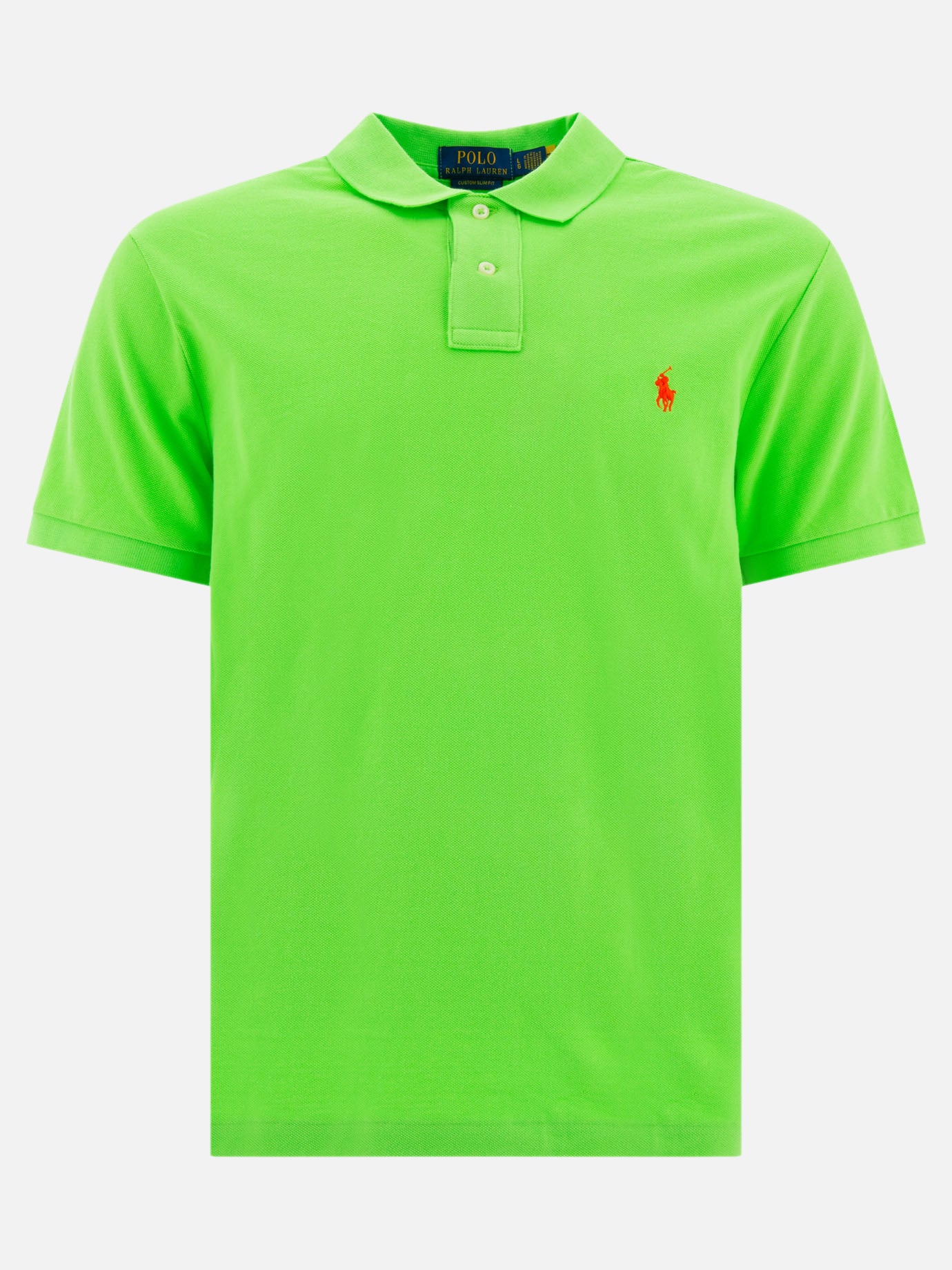 Polo Ralph Lauren Pique polo shirt 17792992_S Green thumbnail_1