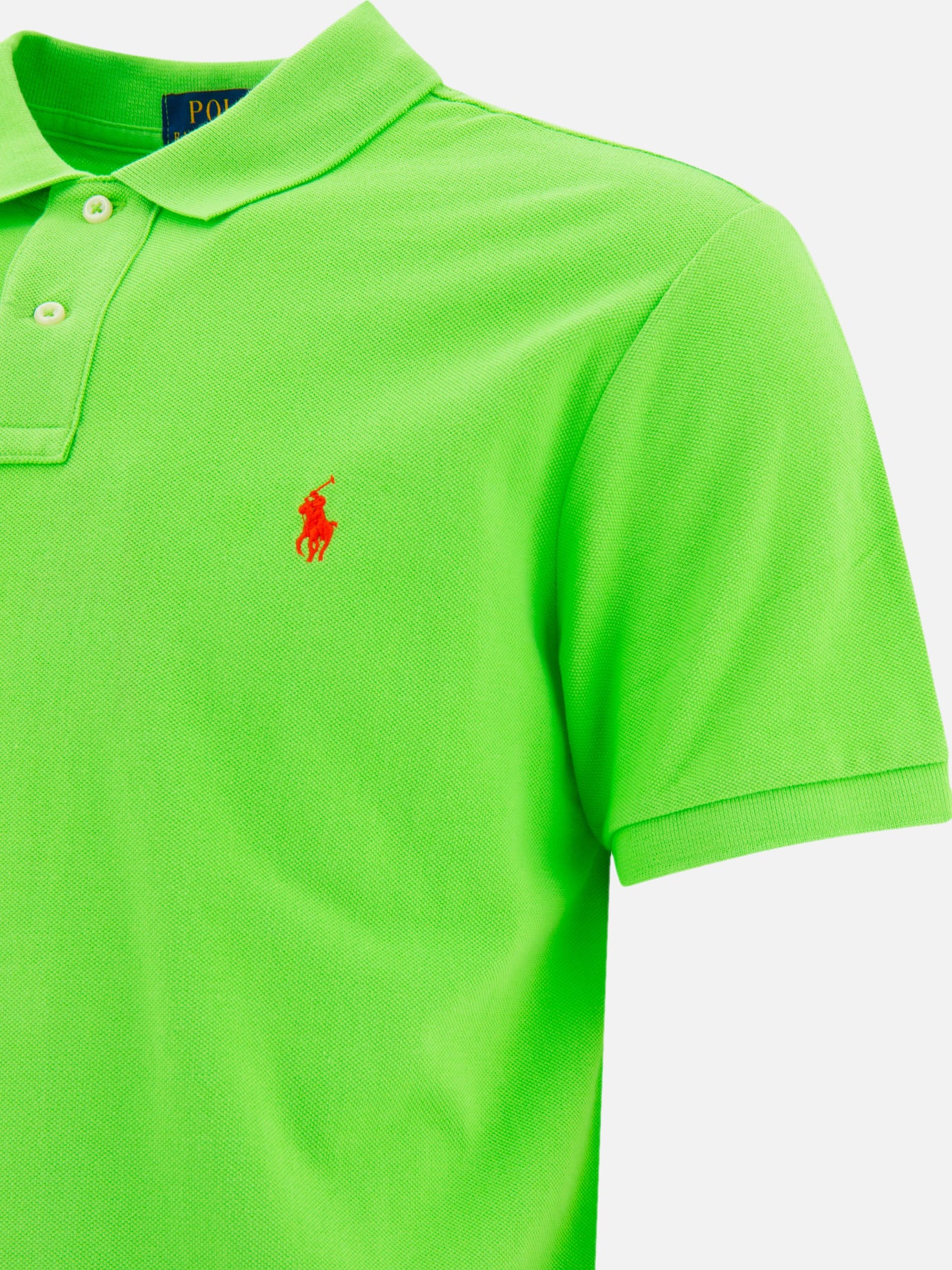 Polo Ralph Lauren Pique polo shirt 17792992_S Green thumbnail_4