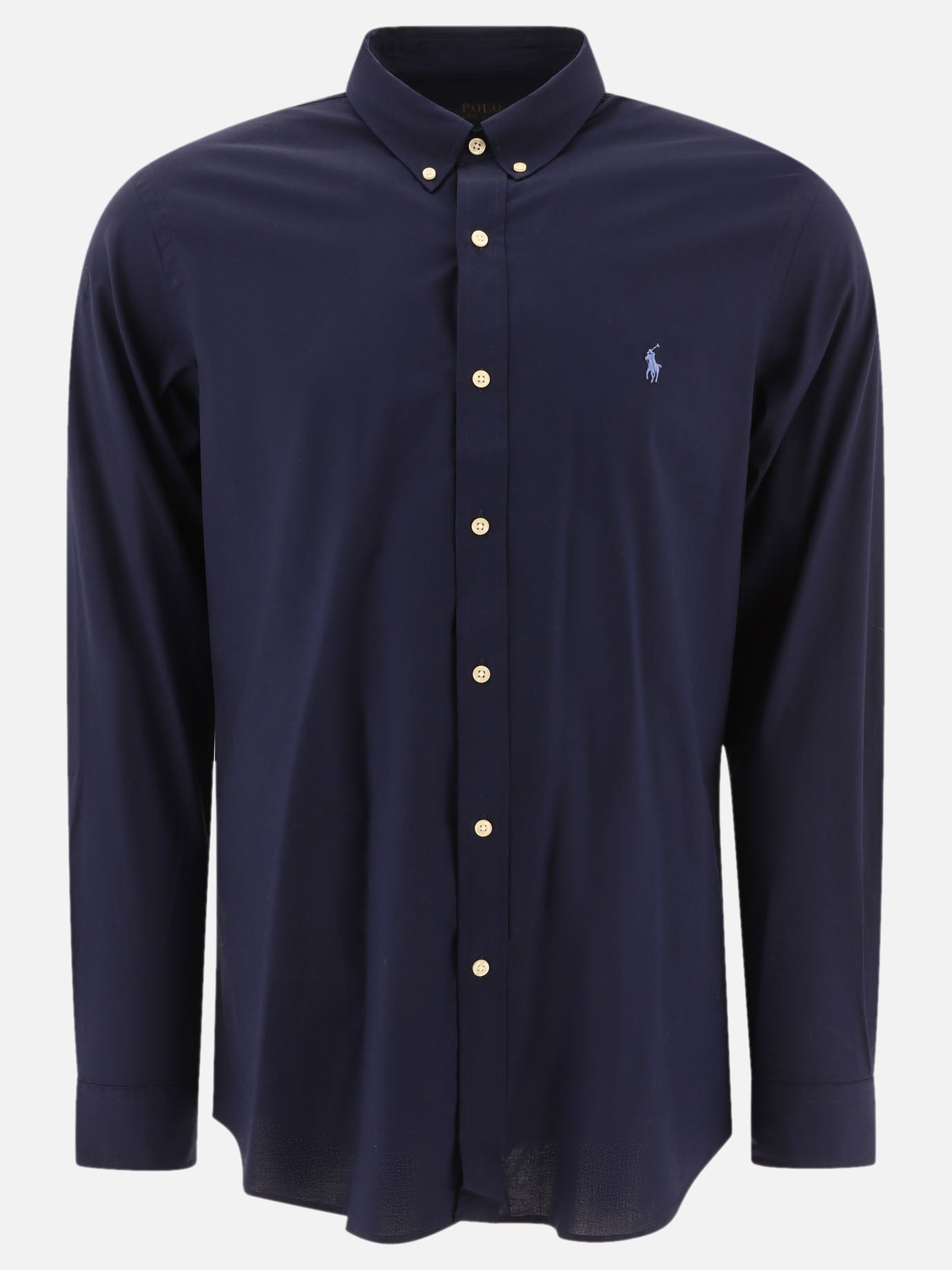 Polo Ralph Lauren Camicia in popeline stretch slim-fit 15867196_S Blue thumbnail_1