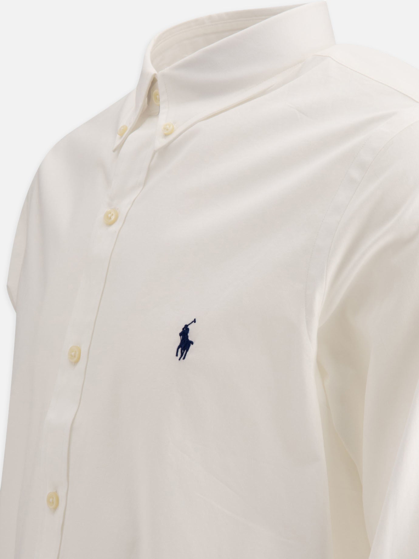 Camicie formali Logo  Bianco - Polo Ralph Lauren Uomo | PDP | VIETTI Online Store | Zoom-Modal_4
