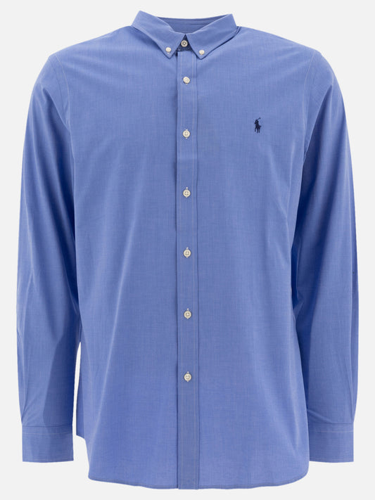 Polo Ralph Lauren Camicia fil-à-fil stretch slim-fit 13059625_S Blue 1