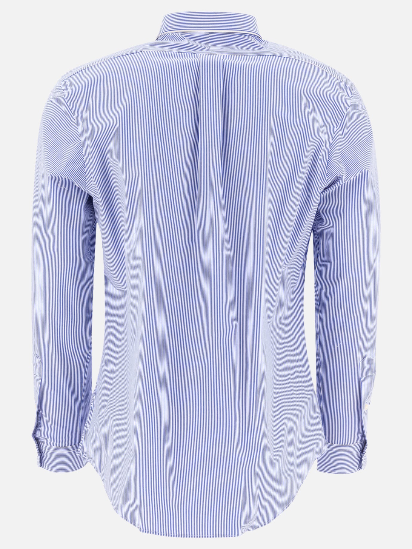 Polo Ralph Lauren Camicia in popeline stretch a righe 18638353_S Blue thumbnail_2