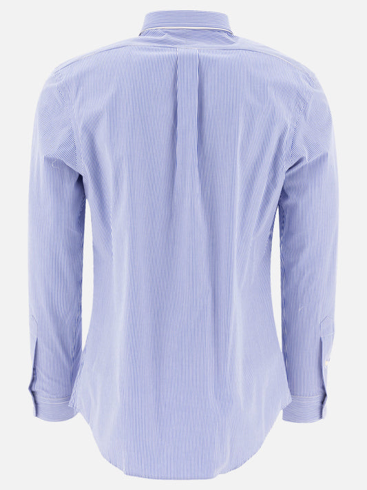 Polo Ralph Lauren Camicia in popeline stretch a righe 18638353_S Blue 2