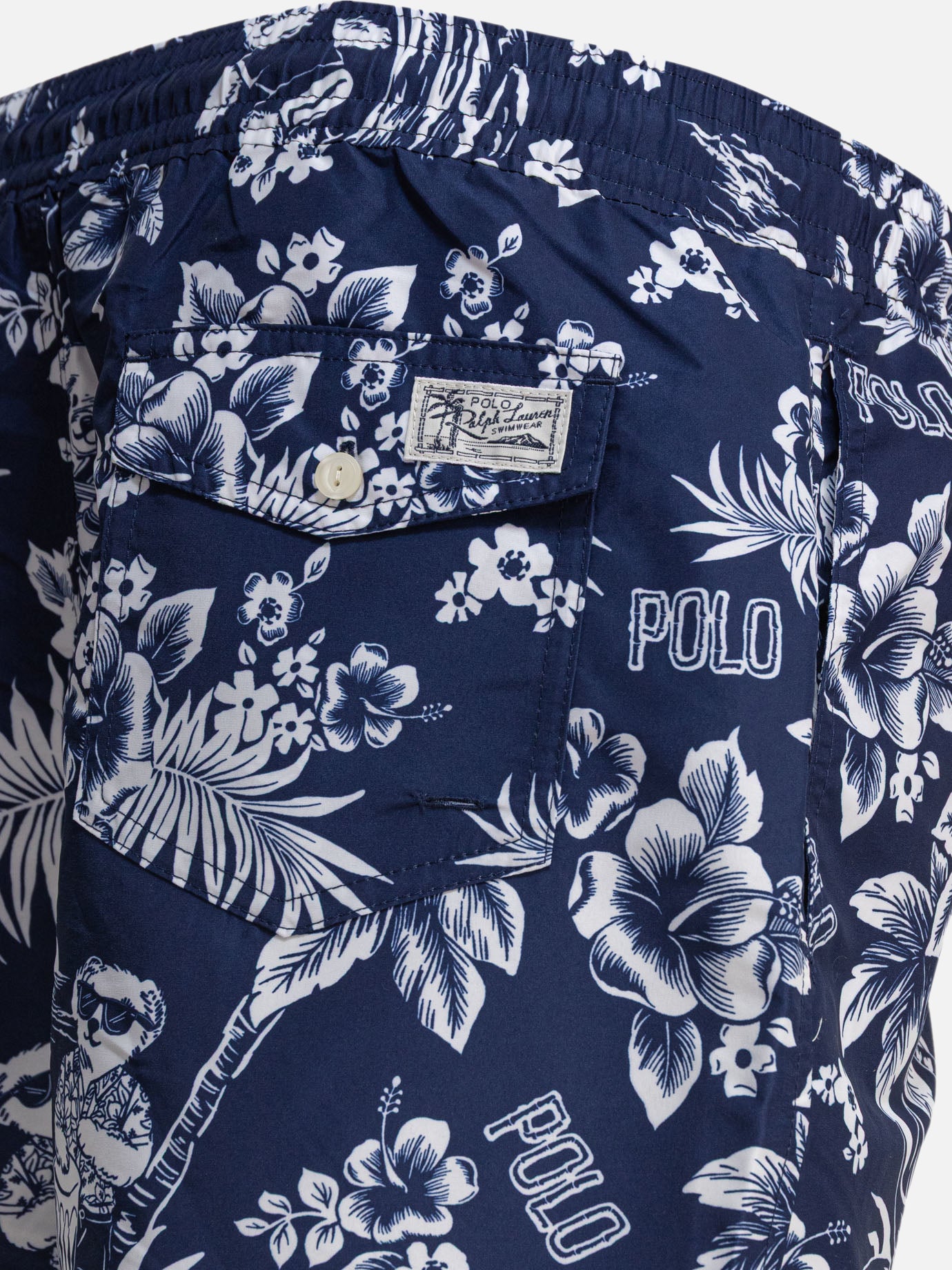 Polo Ralph Lauren "Traveler Polo Bear" swim shorts Blue