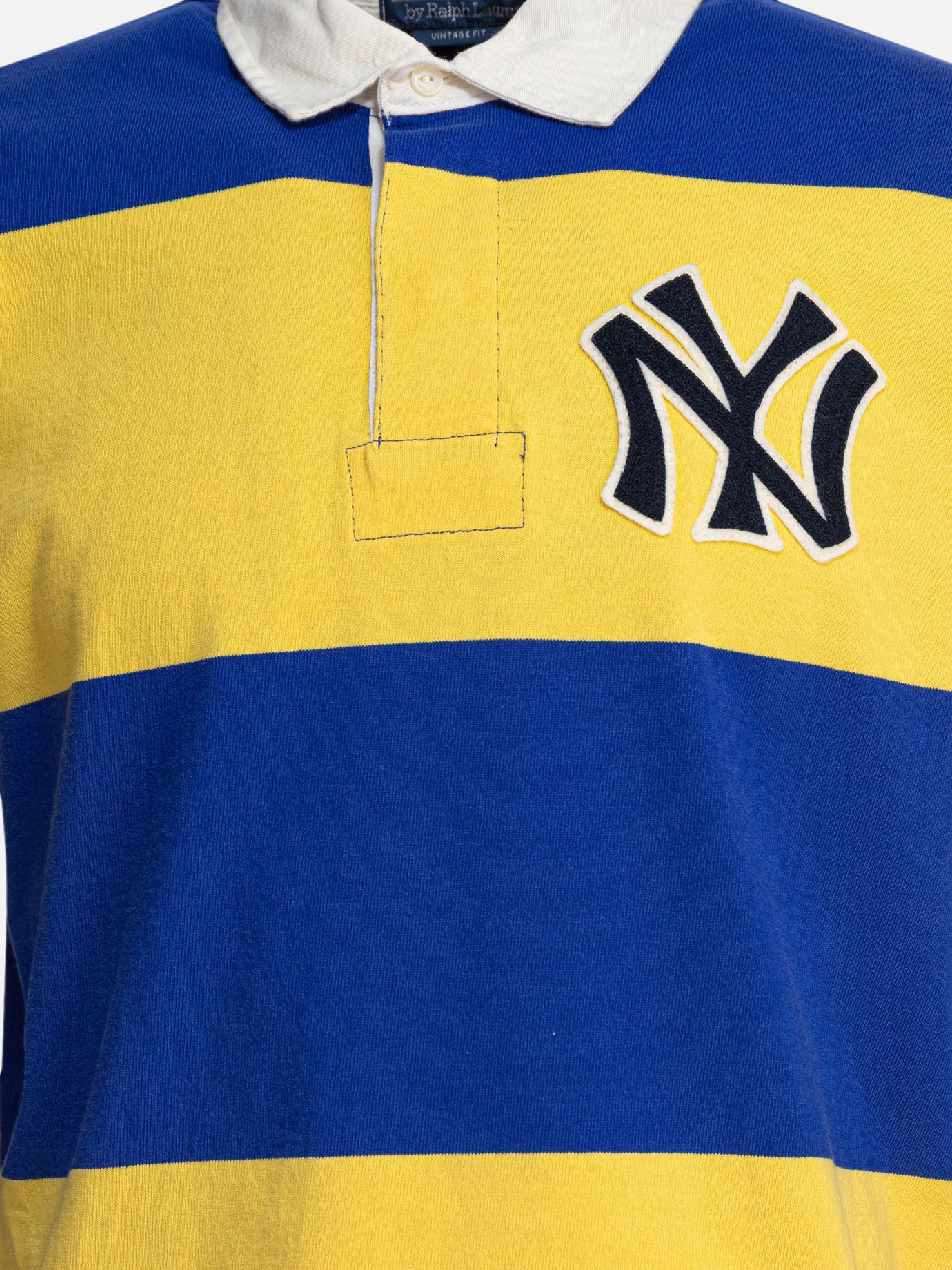 Polo con bottoni Striped  Giallo - Polo Ralph Lauren Uomo | PDP | VIETTI Online Store | thumbnail_2