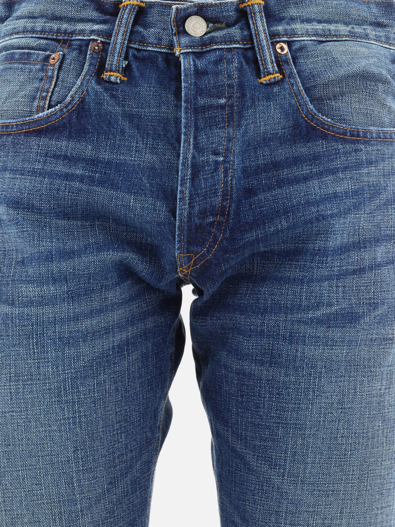 Jeans a gamba dritta Solid colour  Blu - RRL by Ralph Lauren Uomo | PDP | VIETTI Online Store | thumbnail_3