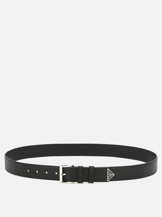 Prada Saffiano belt Black