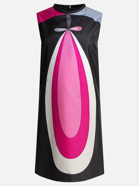 Pucci Maddalena print silk dress 11466155_40 Pink 1