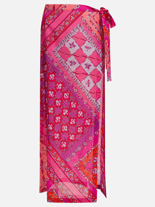 Pucci Festa print skirt 14224919_40 Pink 1