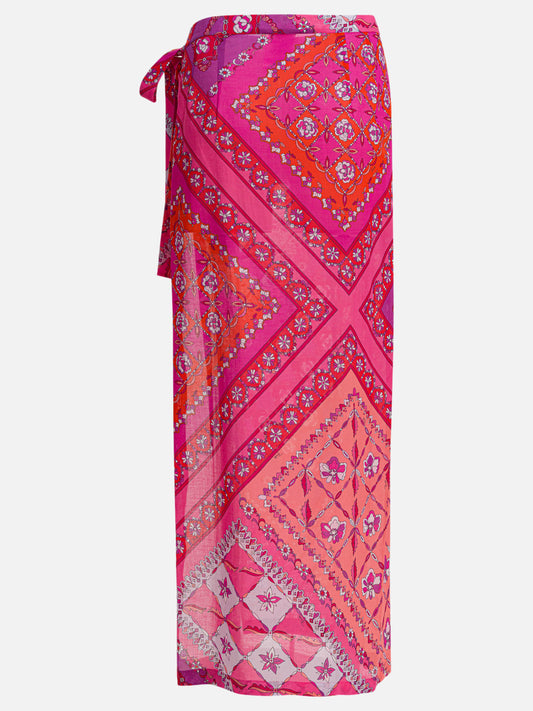 Pucci Festa print skirt 14224919_40 Pink 2