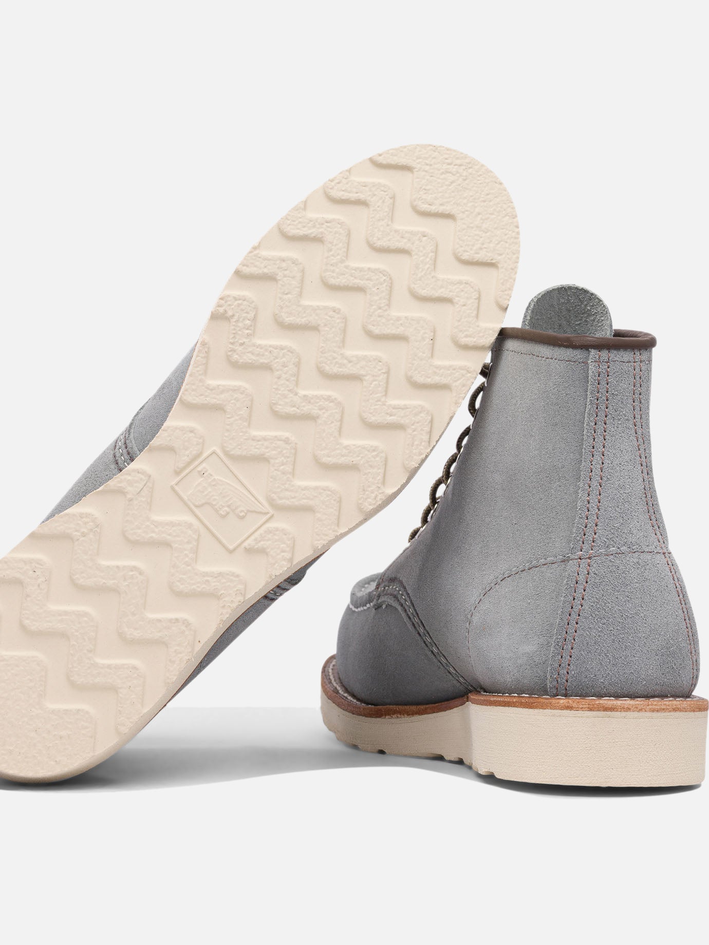 Red Wing Shoes "Classic Moc" ankle boots Grey