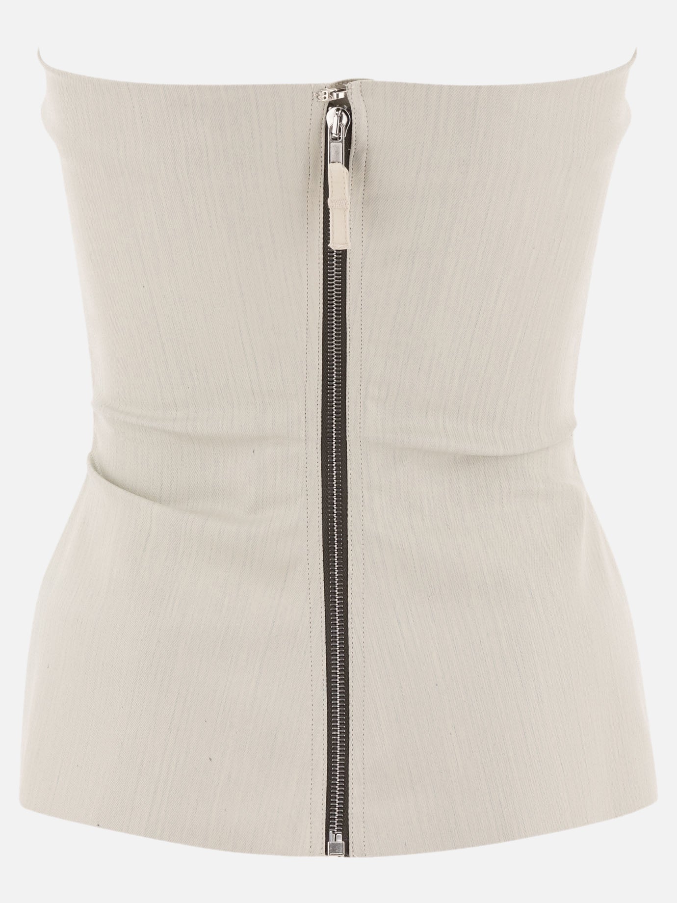 Rick Owens &quot;Dinge&quot; bustier top 18395534_40 Grey thumbnail_2