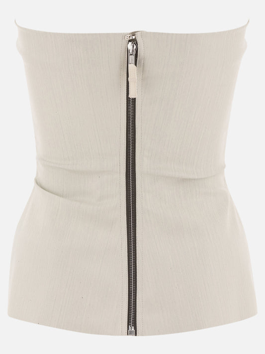 Rick Owens Top bustier "Dinge" 18395534_40 Grey 2
