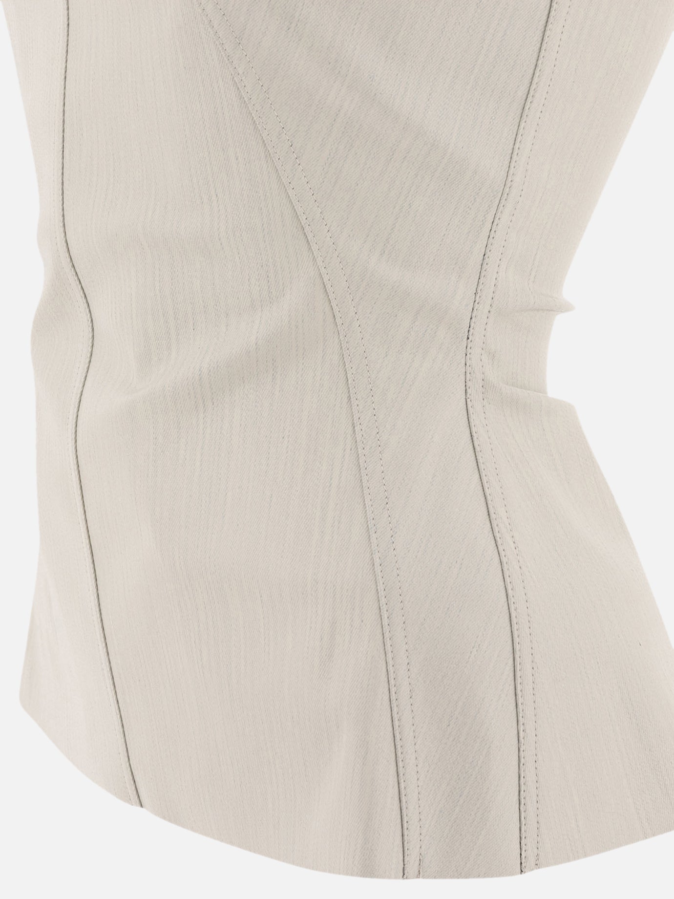 Rick Owens &quot;Dinge&quot; bustier top 18395534_40 Grey thumbnail_4