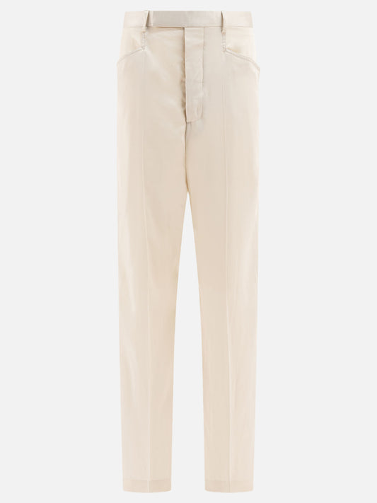 Rick Owens Pantaloni "Hollywood Mastodon" 17581602_40 White 1