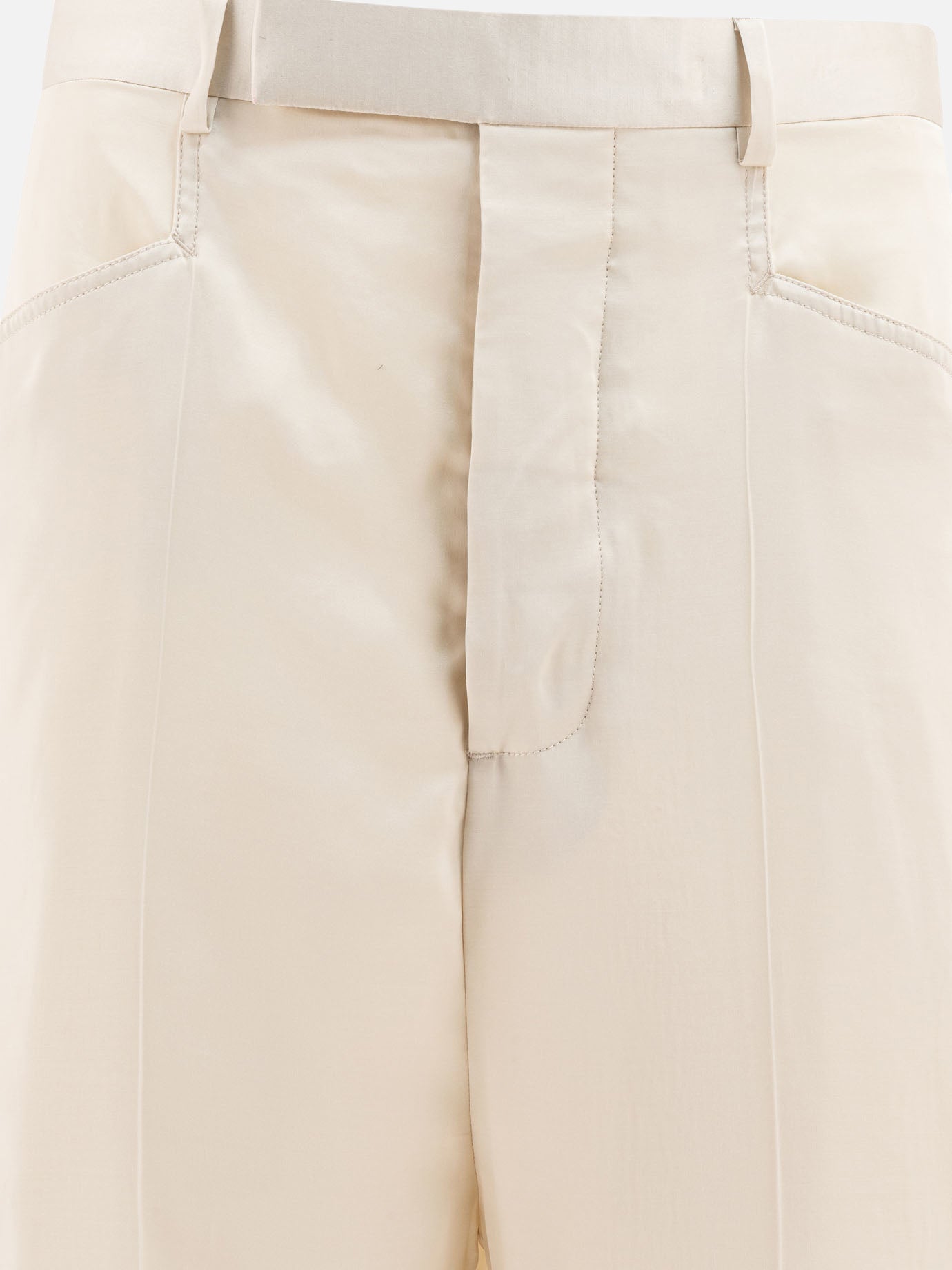 Rick Owens &quot;Hollywood Mastodon&quot; trousers 17581602_40 White thumbnail_3