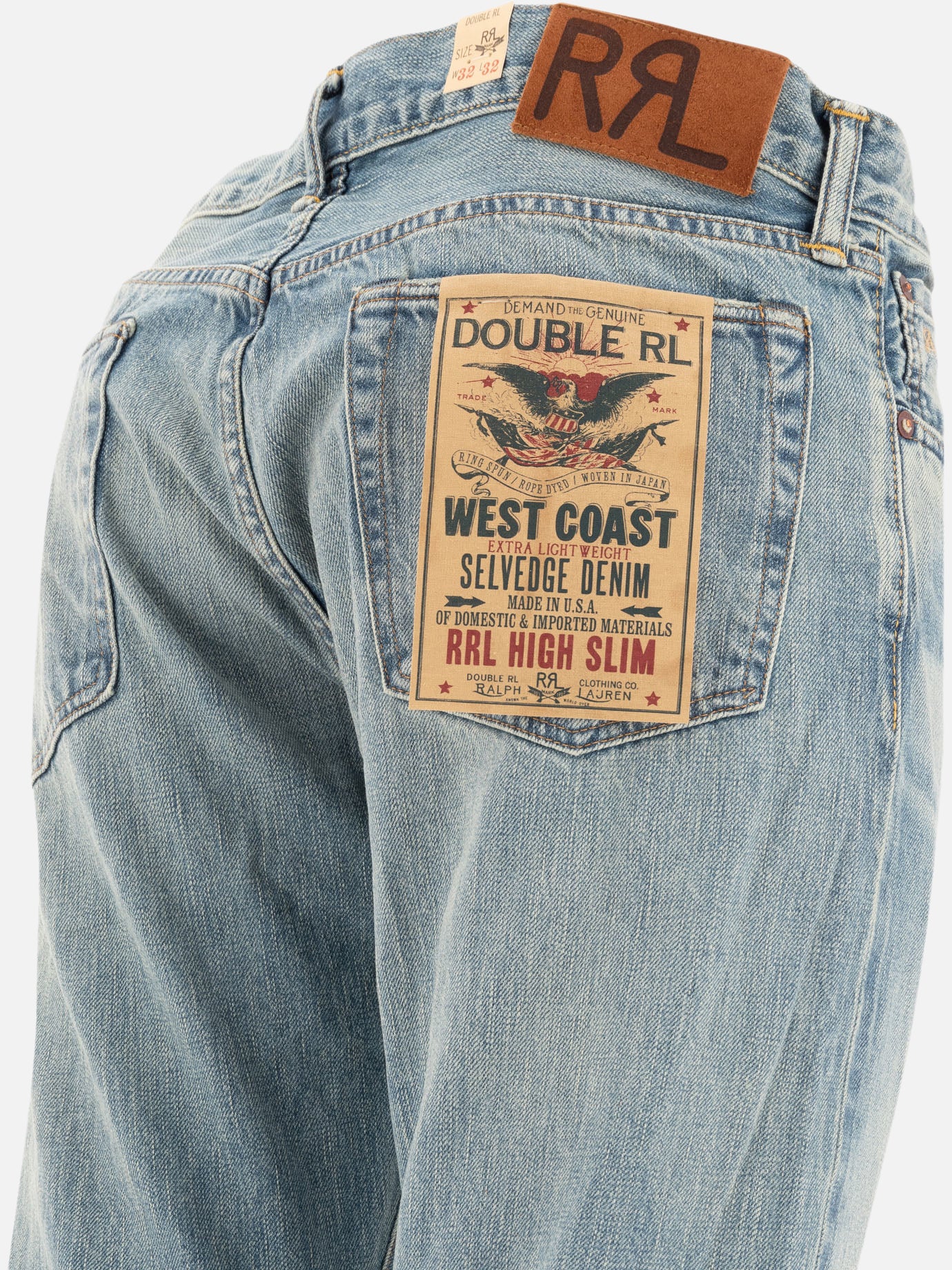 RRL by Ralph Lauren Jeans a gamba dritta 14713295_31/32 Light blue thumbnail_4