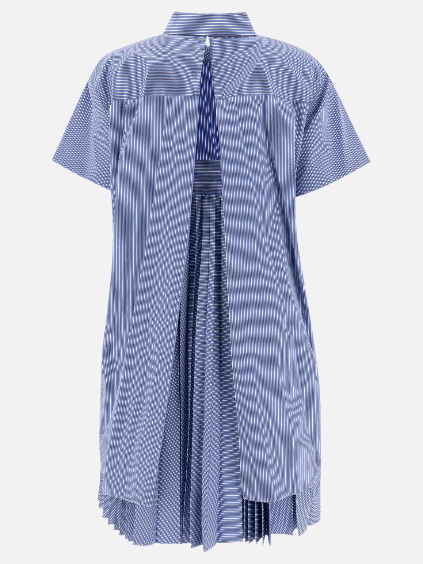 Sacai Shirt dress Blue - Women | VIETTI Online Store