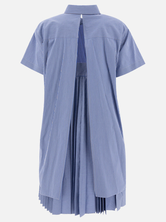 Sacai Shirt dress 18925248_1 Blue 2