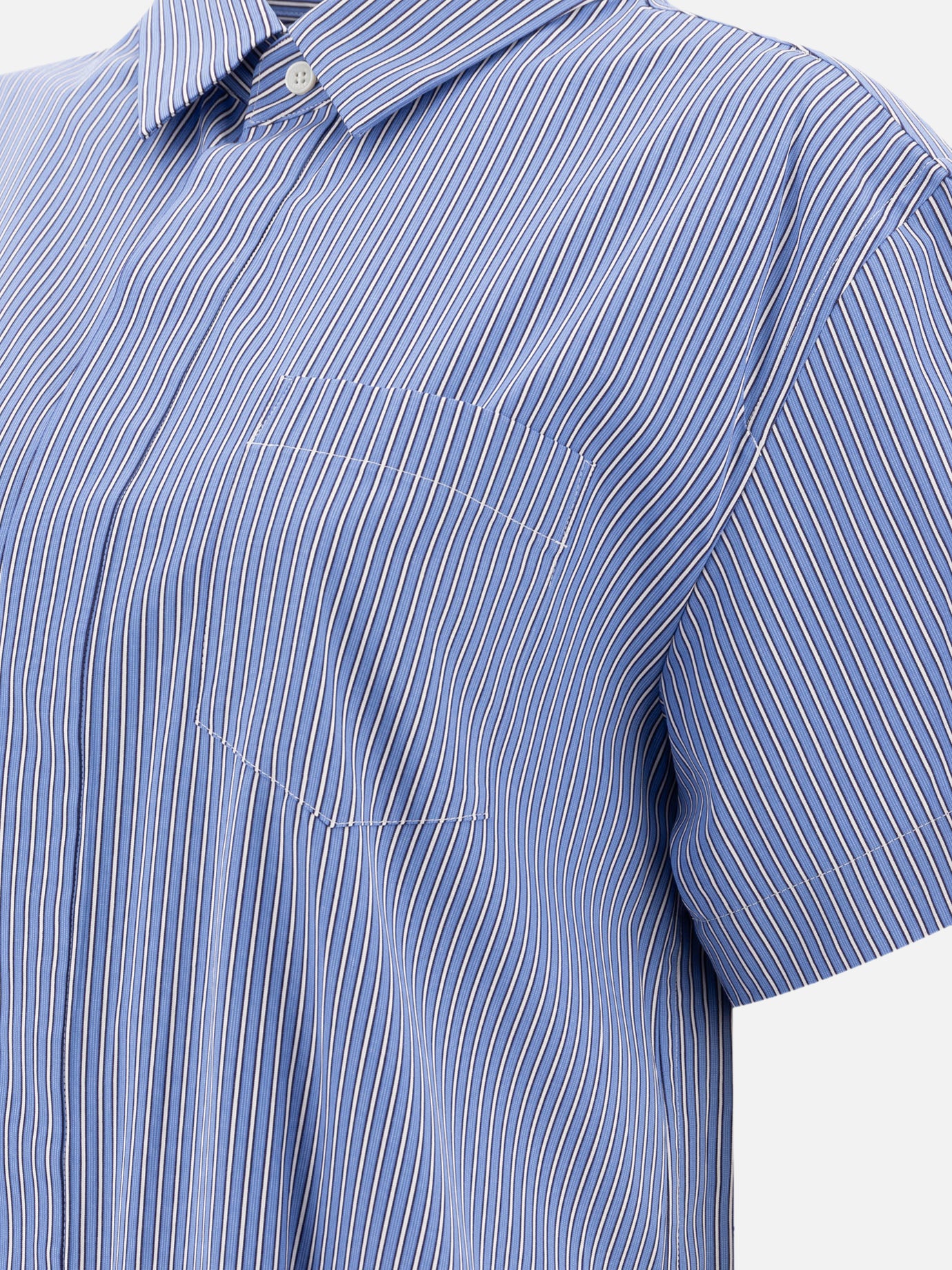 Sacai Abito chemisier 18925248_1 Blue thumbnail_4