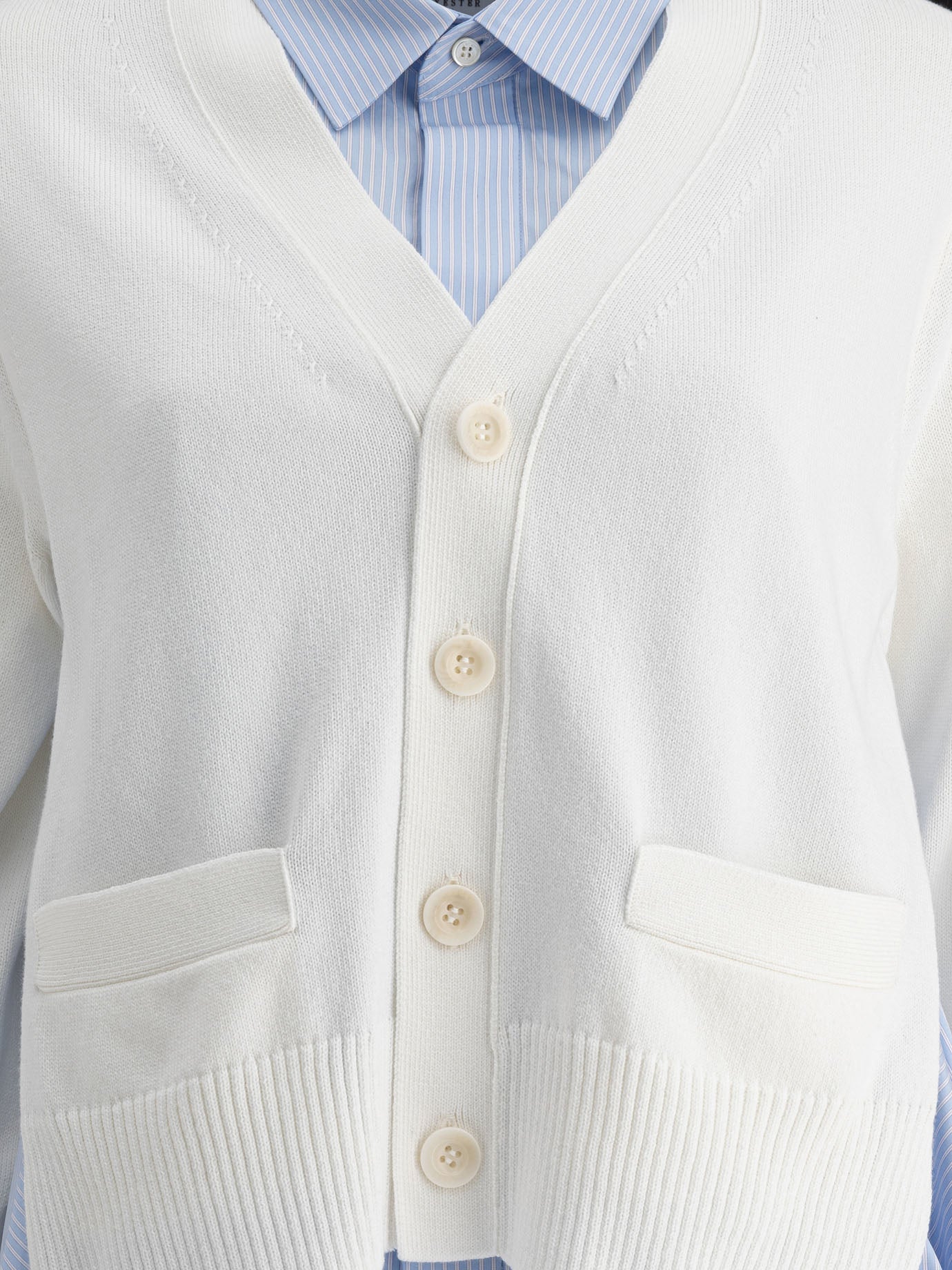 Sacai Shirt cardigan 15570404_1 White thumbnail_3