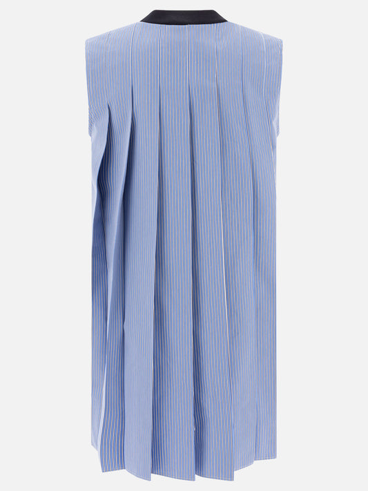Sacai Cotton dress 11394071_2 Blue 2