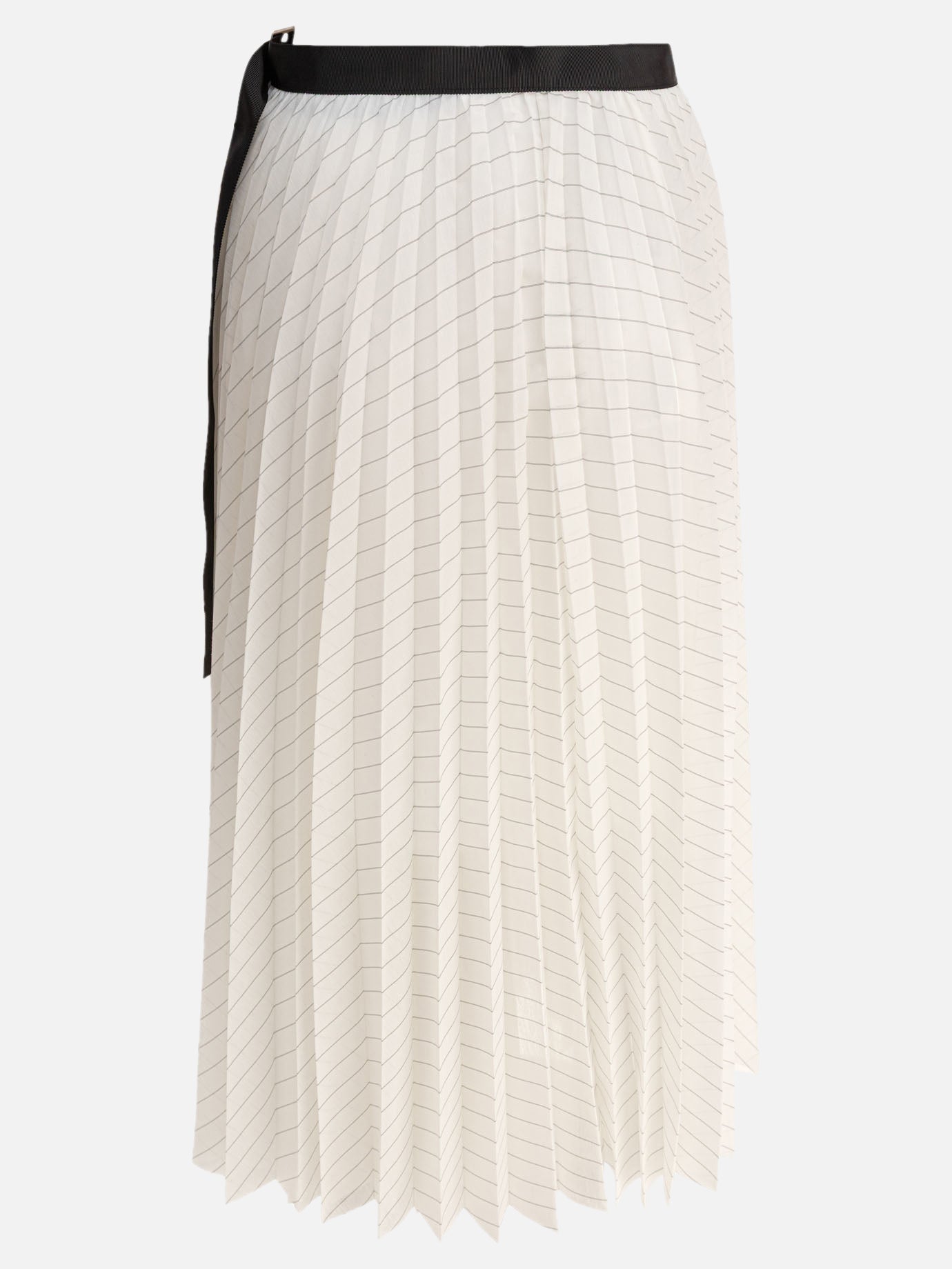 Gonne lunghe Striped  Bianco - Sacai Donna | PDP | VIETTI Online Store | thumbnail_2