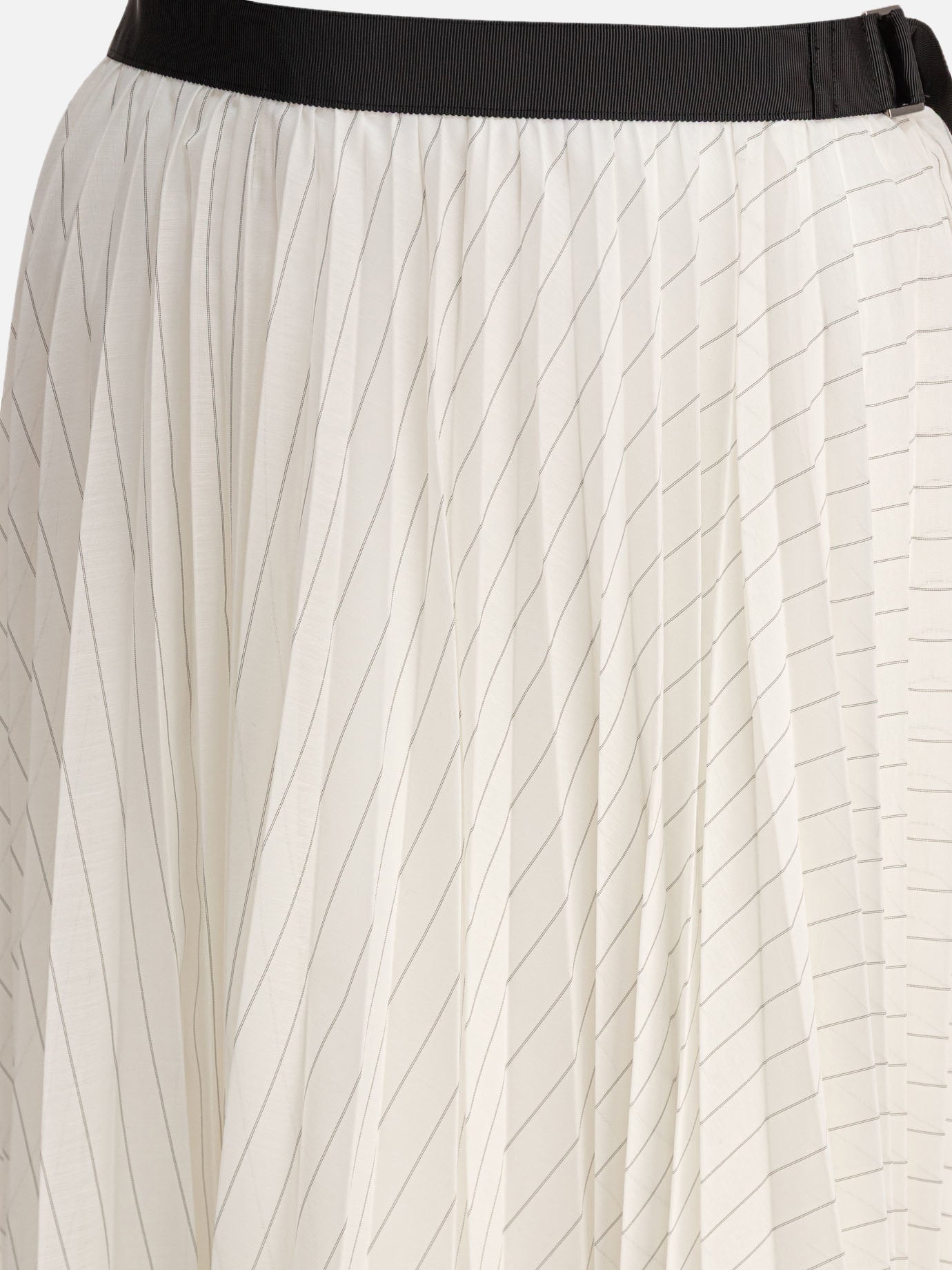 Gonne lunghe Striped  Bianco - Sacai Donna | PDP | VIETTI Online Store | thumbnail_3
