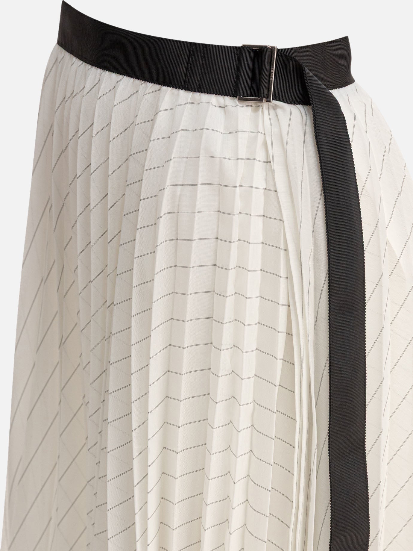 Gonne lunghe Striped  Bianco - Sacai Donna | PDP | VIETTI Online Store | thumbnail_4