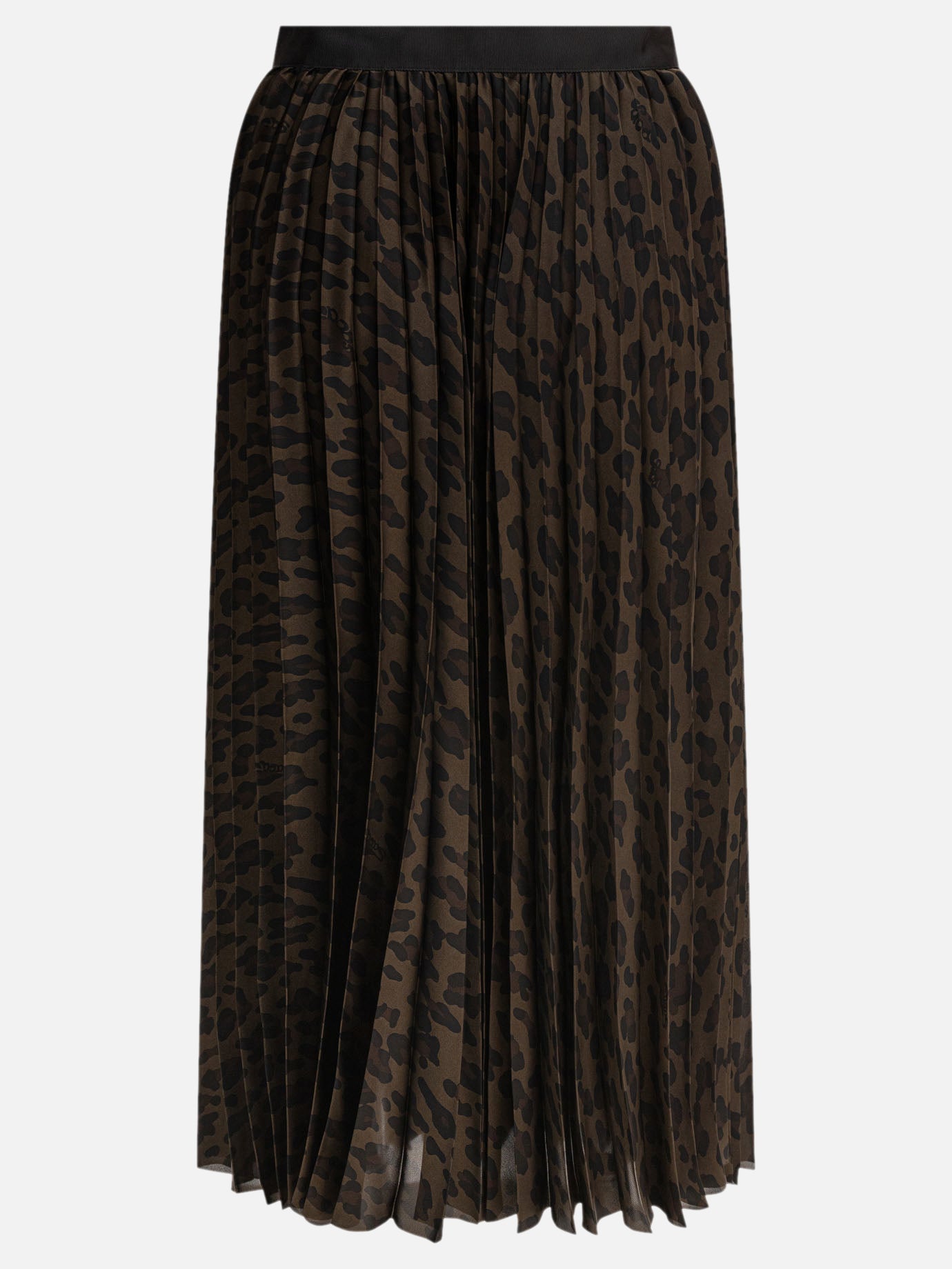 Sacai Gonna leopardata 11579965_2 Brown thumbnail_2