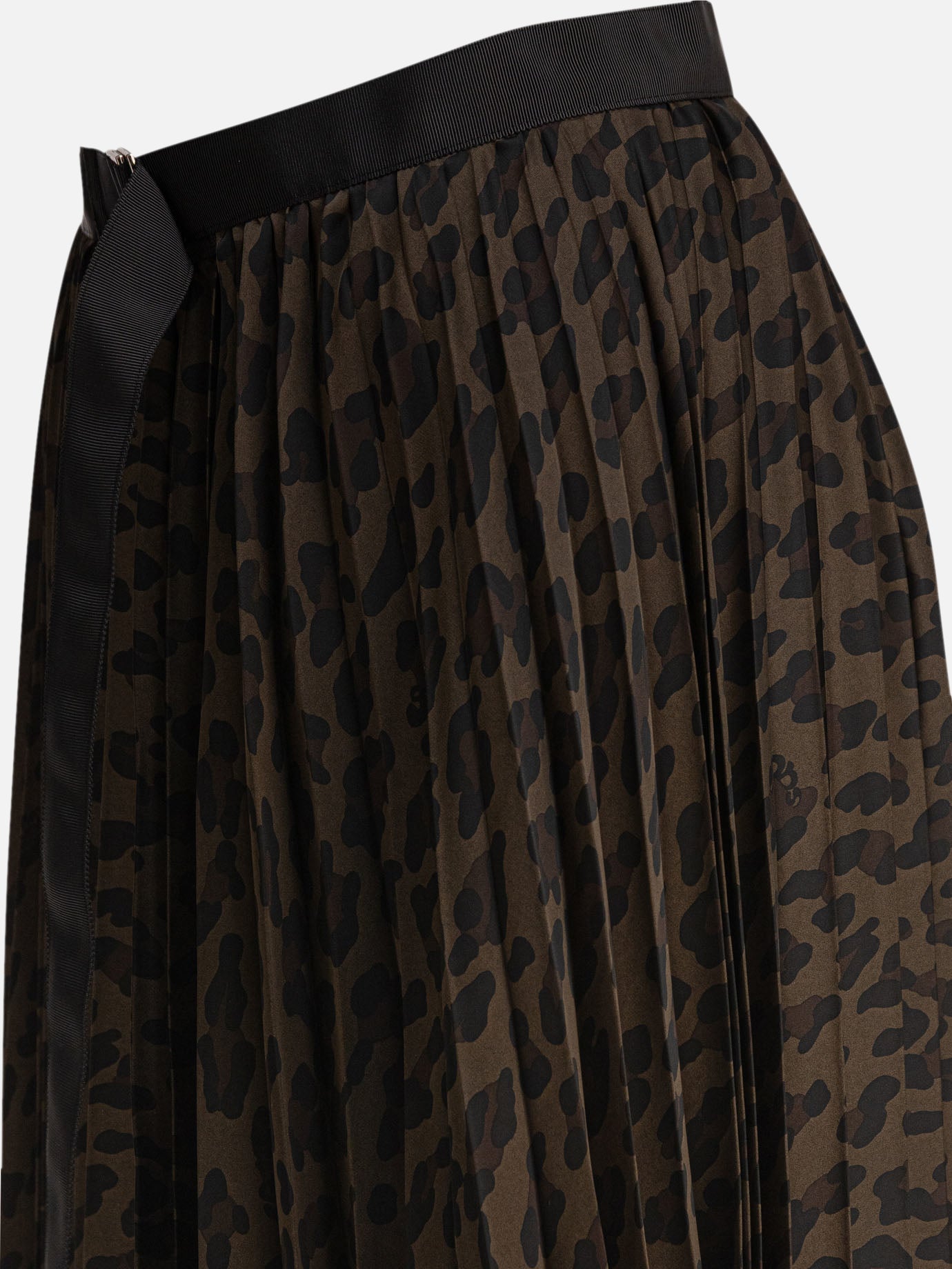 Sacai Gonna leopardata 11579965_2 Brown thumbnail_4