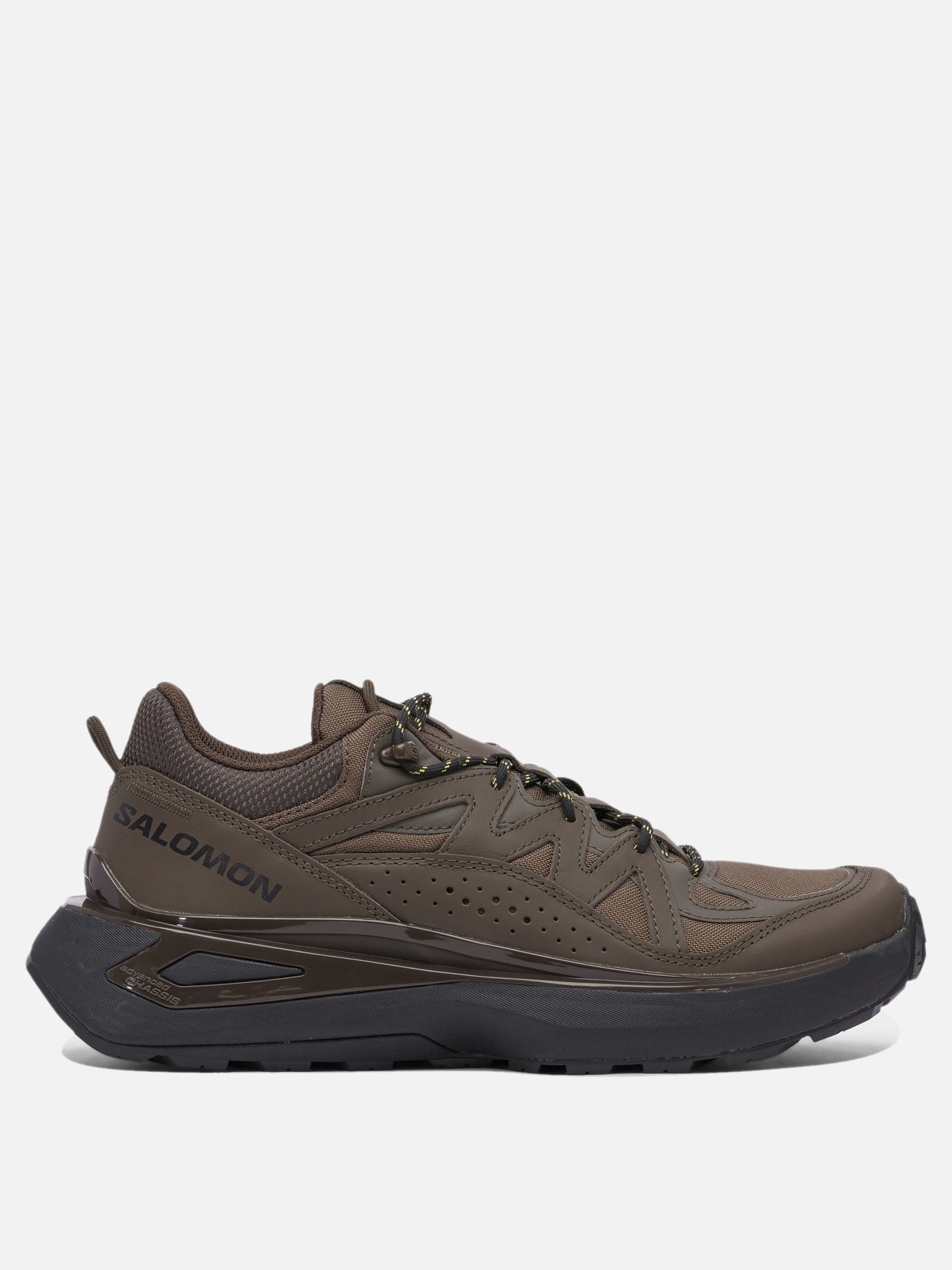 Sneaker basse 50% leather 50% mesh - 100% rubber  Marrone - Salomon Uomo | PDP | VIETTI Online Store | Zoom-Modal
