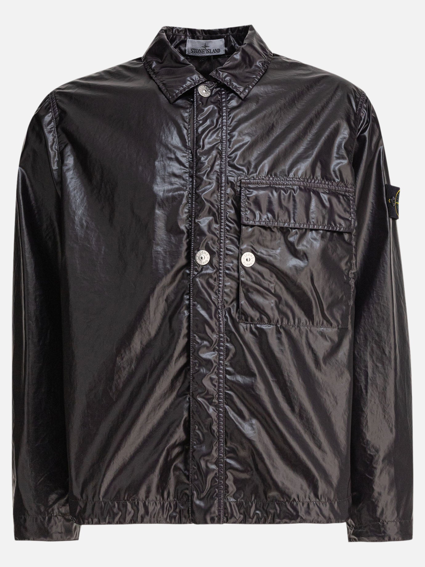 Windbreakers Logo  Black - Stone Island Men | PDP | VIETTI Online Store | thumbnail