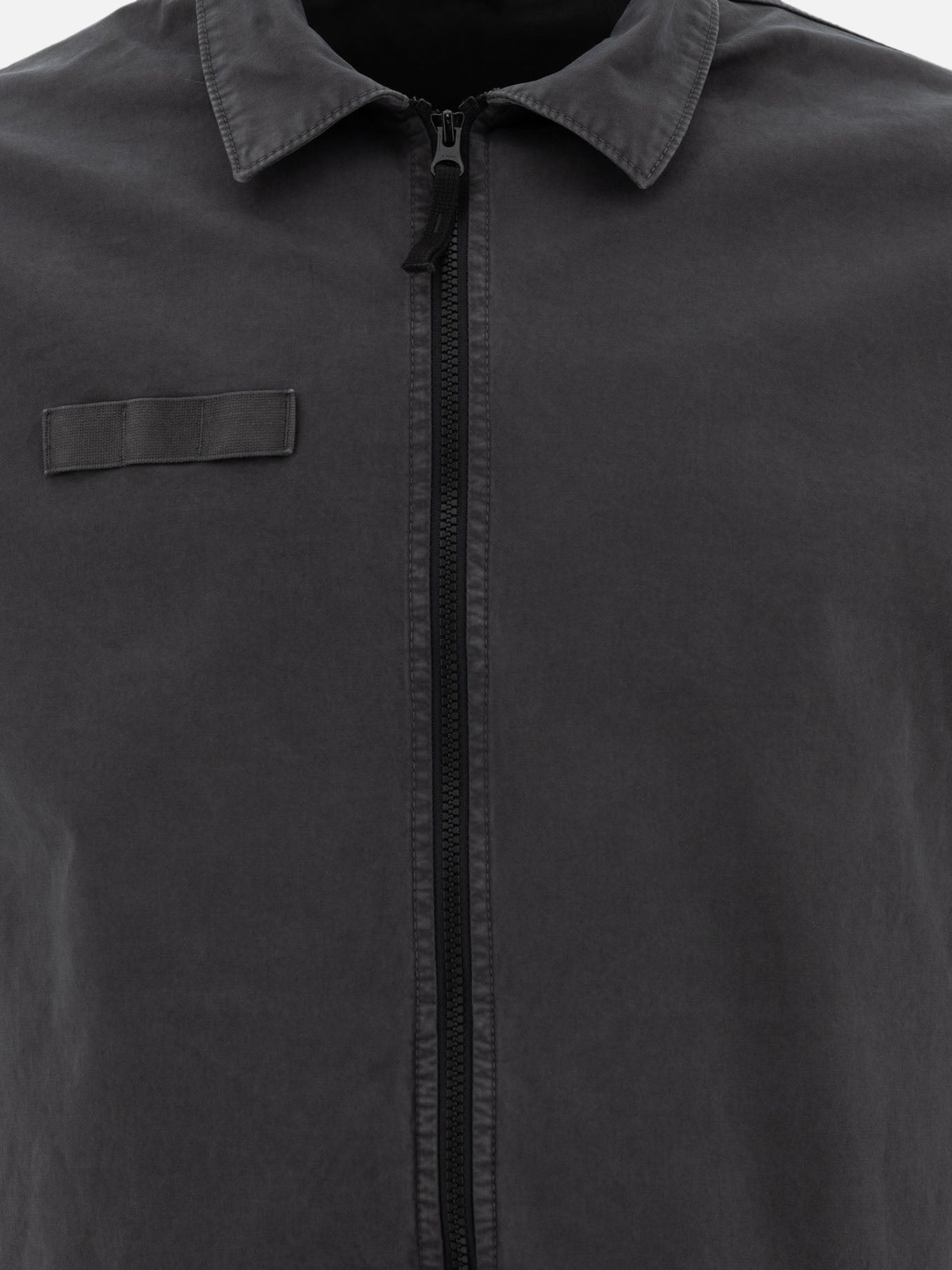 Stone Island Organic cotton overshirt with &quot;Old&quot; effect 19421923_M Grey thumbnail_3