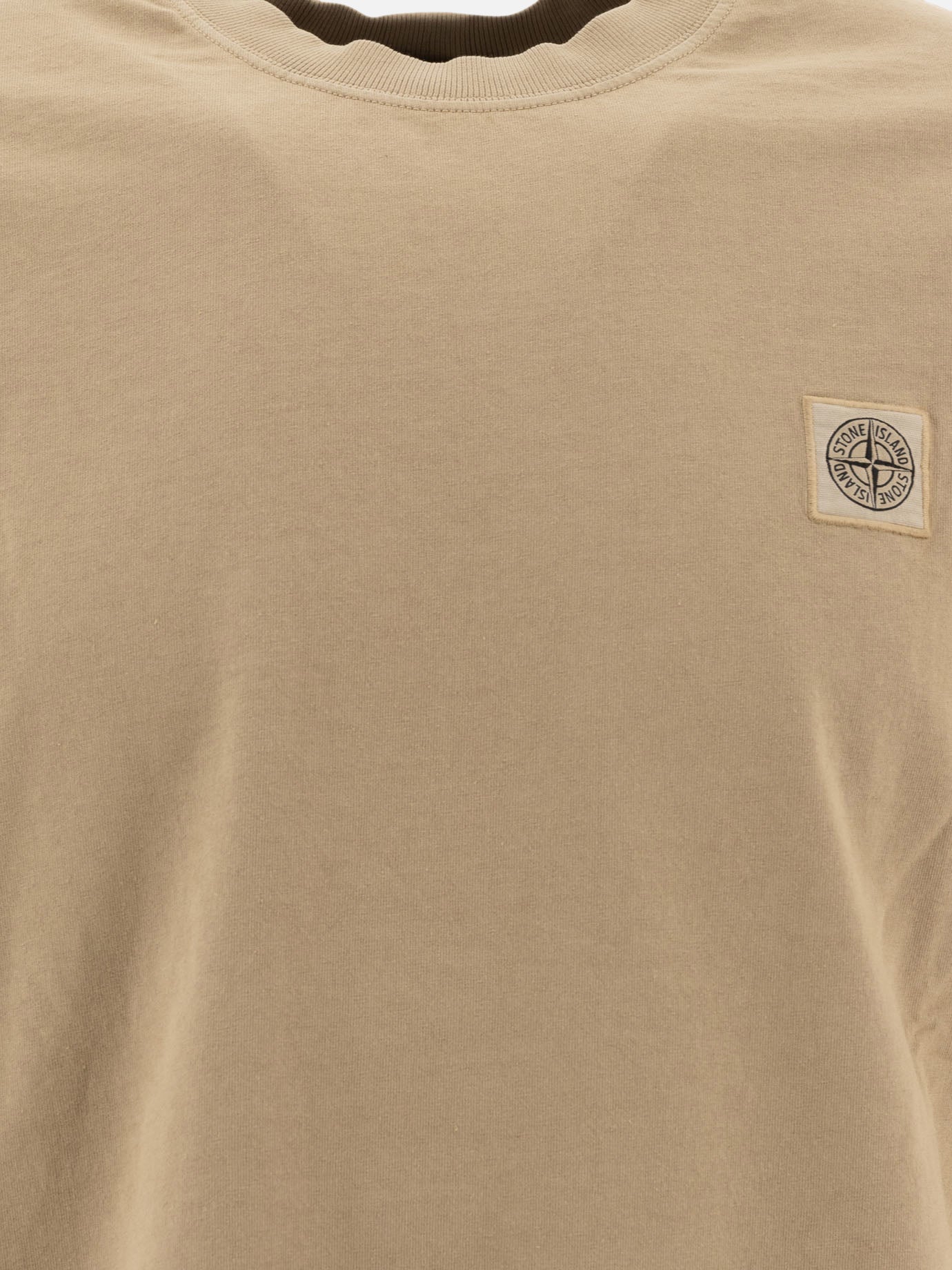 Crewneck t-shirts Logo  Brown - Stone Island Men | PDP | VIETTI Online Store | Zoom-Modal_3
