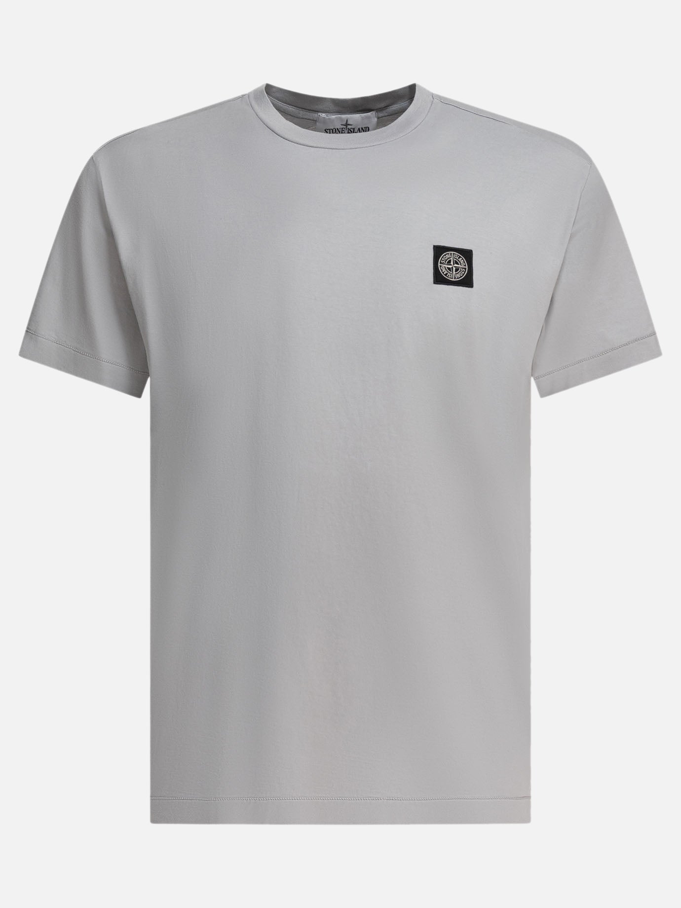 Stone Island T-shirt in jersey di cotone 19754078_L Grey thumbnail_1