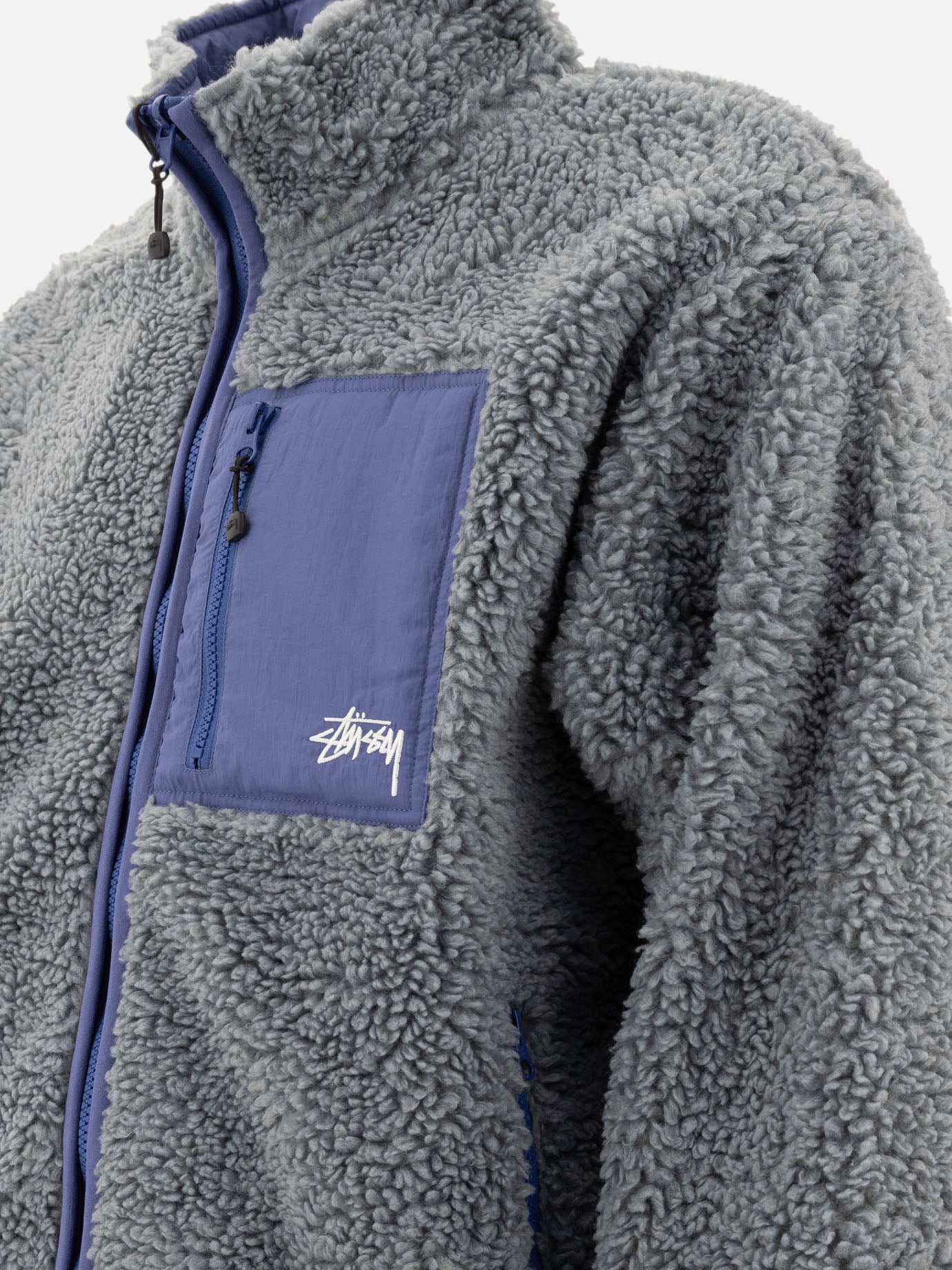 Stüssy Giacca reversibile &quot;Sherpa&quot; 13444495_M Blue thumbnail_5