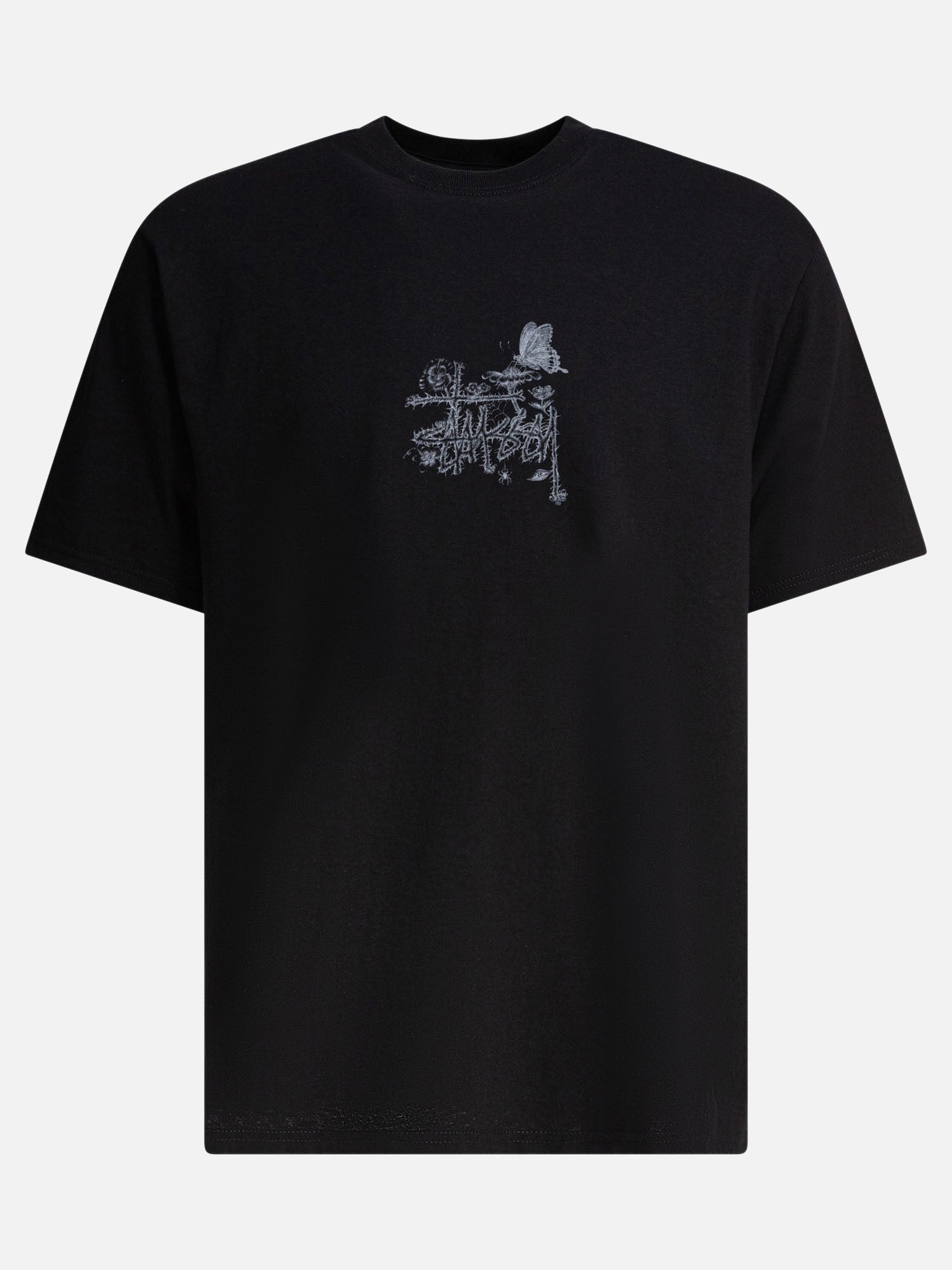 Crewneck t-shirts Logo  Black - Stüssy Men | PDP | VIETTI Online Store | thumbnail