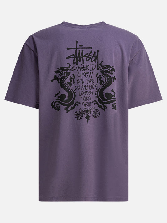 Crewneck t-shirts Solid colour  Purple - Stüssy Men | PLP | VIETTI Online Store | 2
