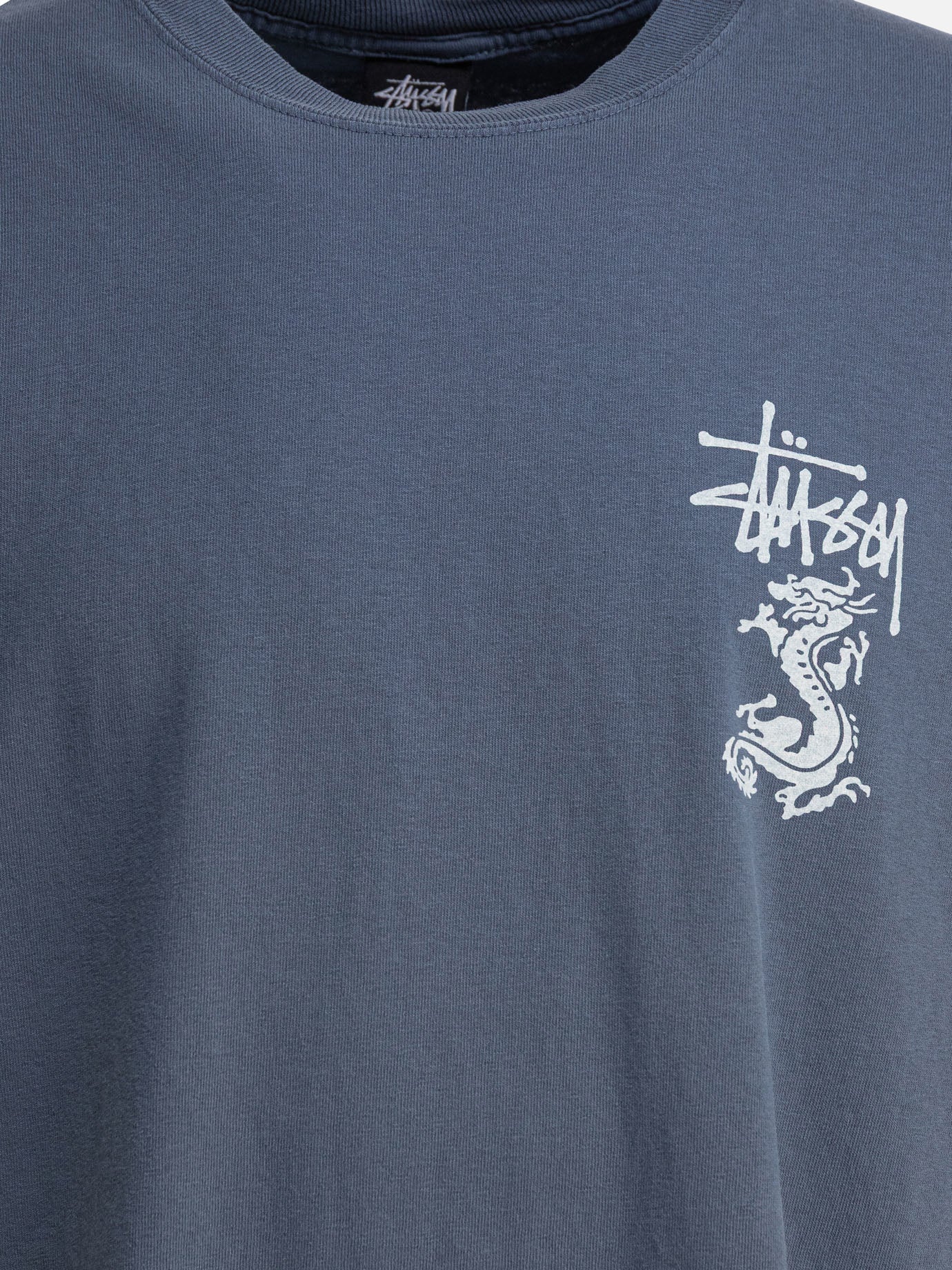 Crewneck t-shirts Solid colour  Blue - Stüssy Men | PDP | VIETTI Online Store | Zoom-Modal_3
