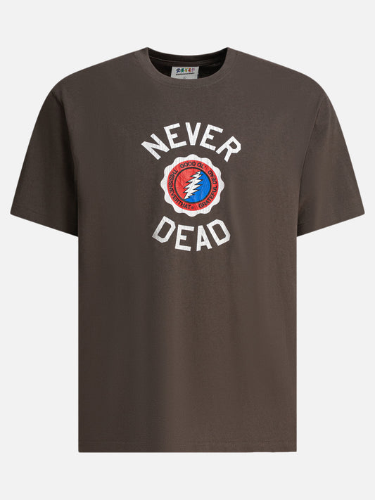 Thisisneverthat® "GD Never Dead" T-shirt 13913289_S Brown 1