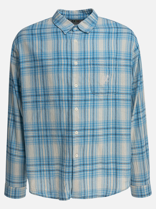 Thisisneverthat® Check shirt 12864515_S Light blue 1