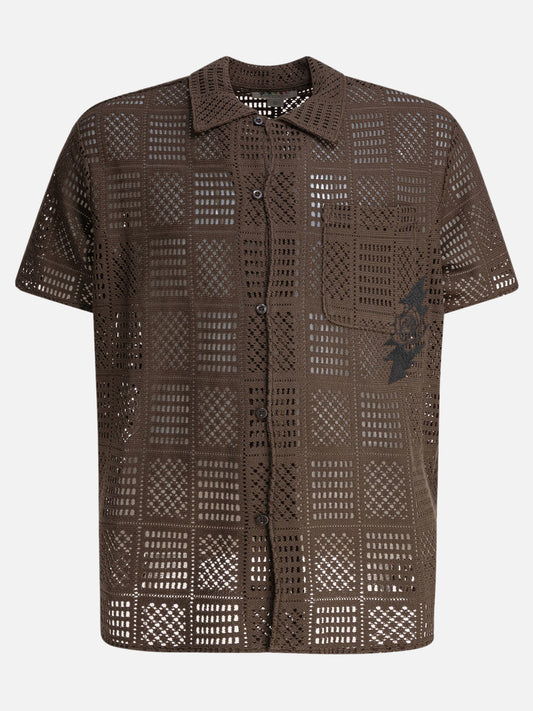 Thisisneverthat® "GD Lightning Mesh" Shirt 19939800_S Brown 1