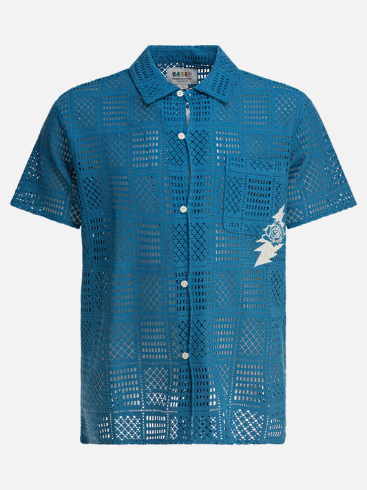 Thisisneverthat® "GD Lightning Mesh" Shirt 16368741_S Blue 1