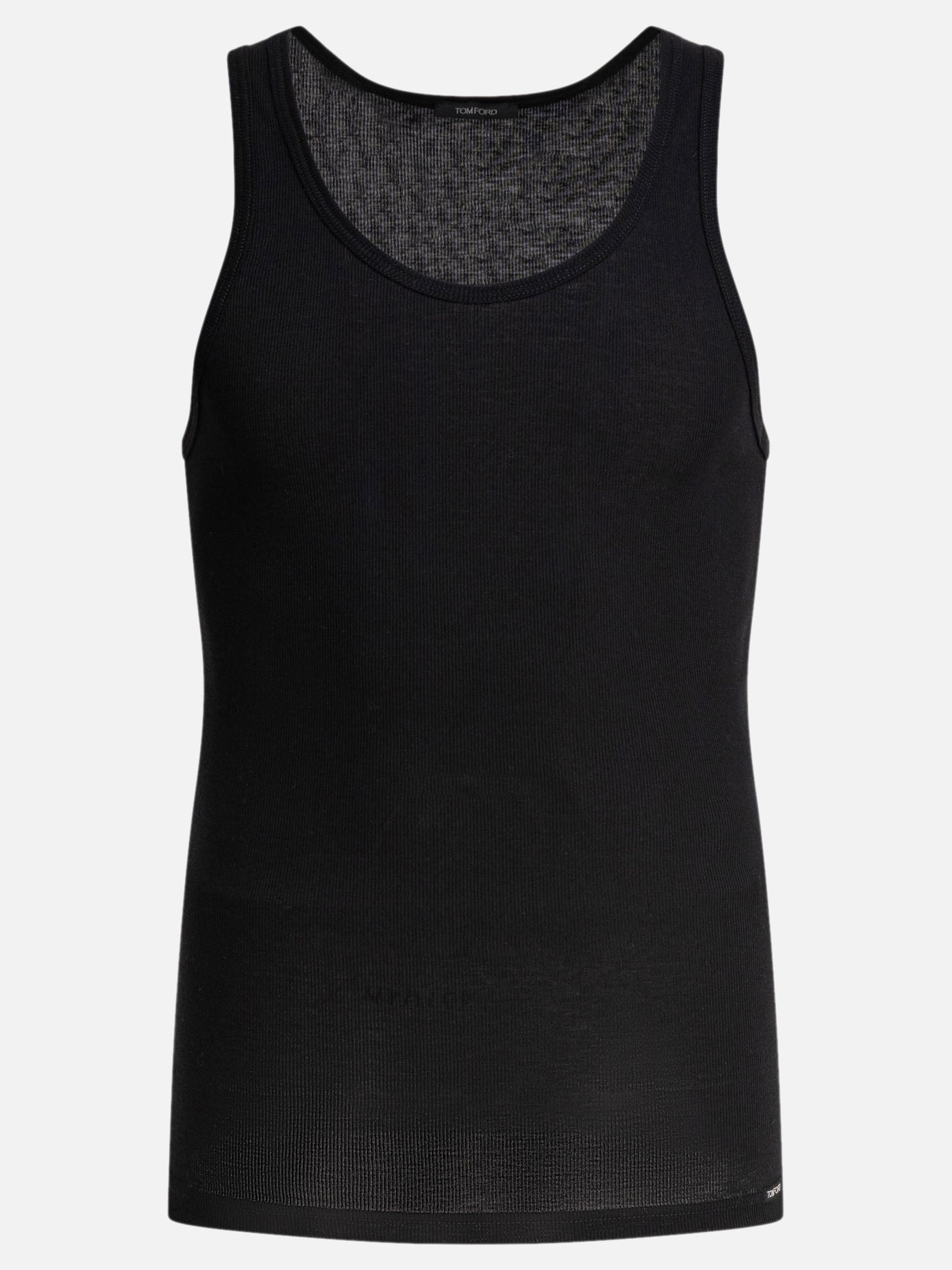 Tom Ford Canotta in cotton e modal 14754498_M Black thumbnail_1