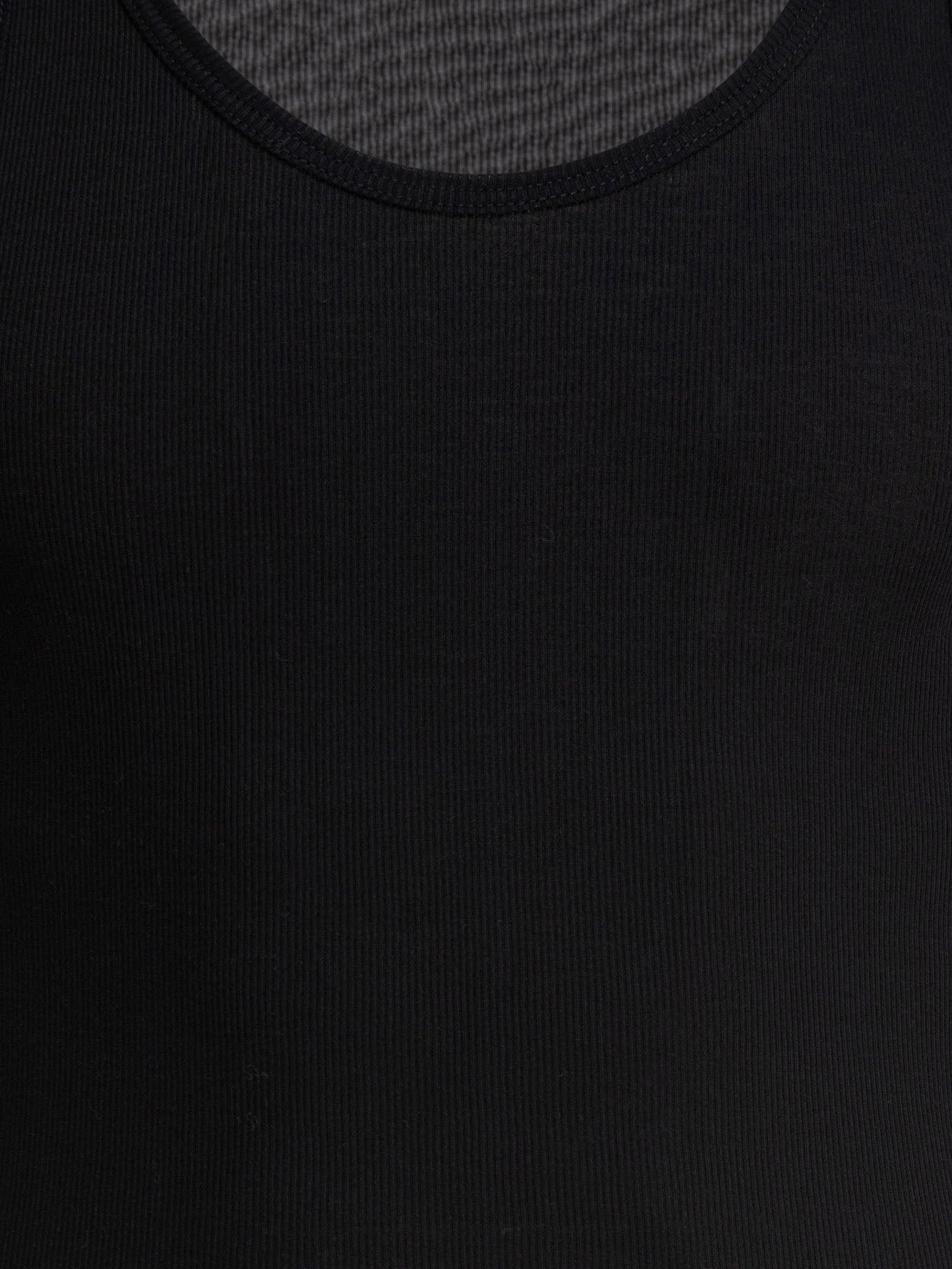 Tom Ford Cotton and modal tank top Black