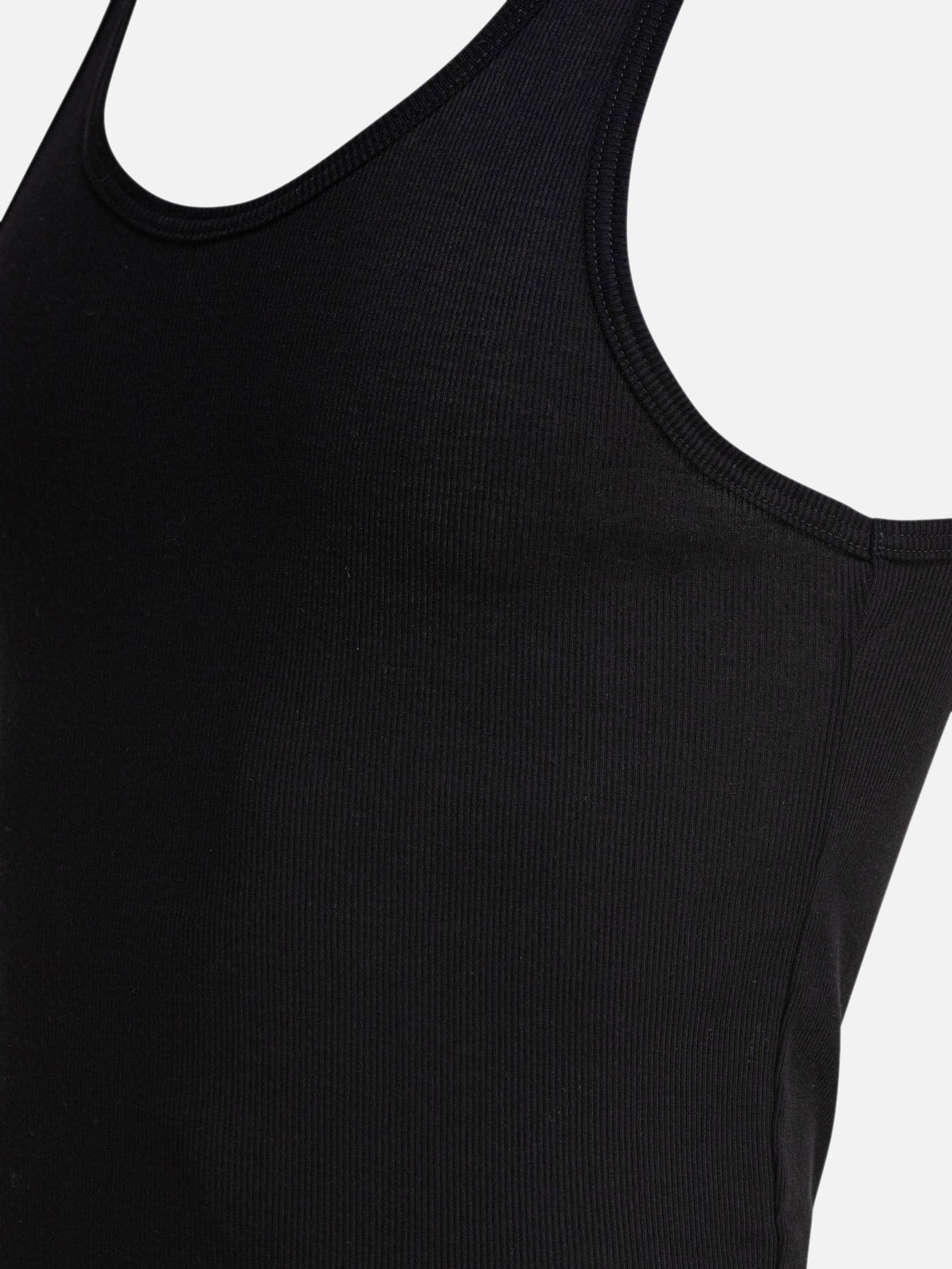 Tom Ford Cotton and modal tank top Black