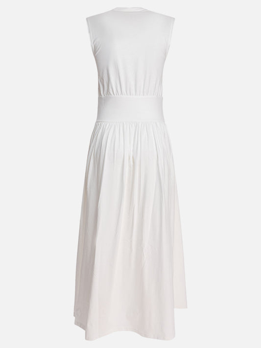 Toteme Flared midi dress 18143236_M White 2