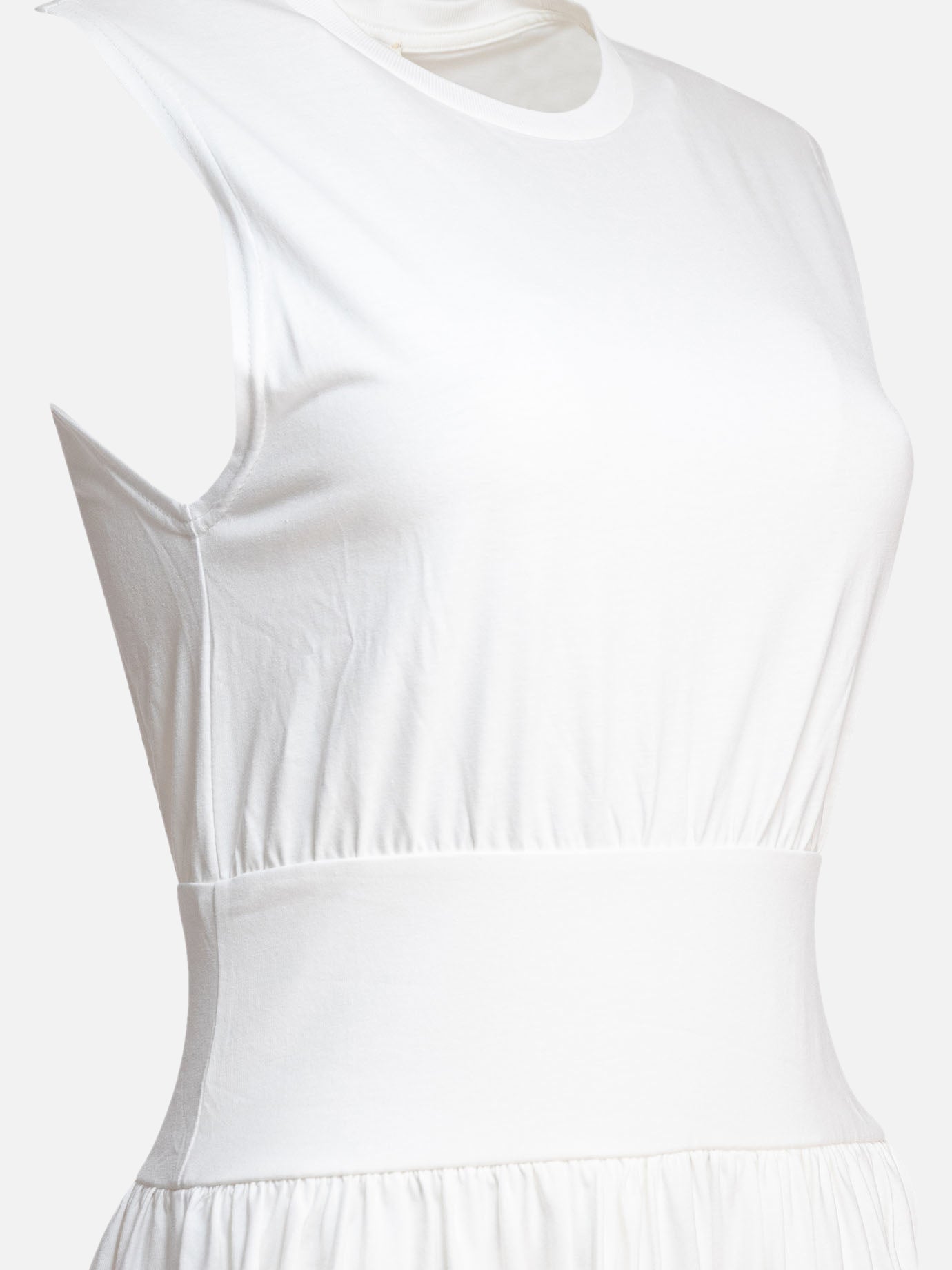 Toteme Flared midi dress 18143236_M White thumbnail_4