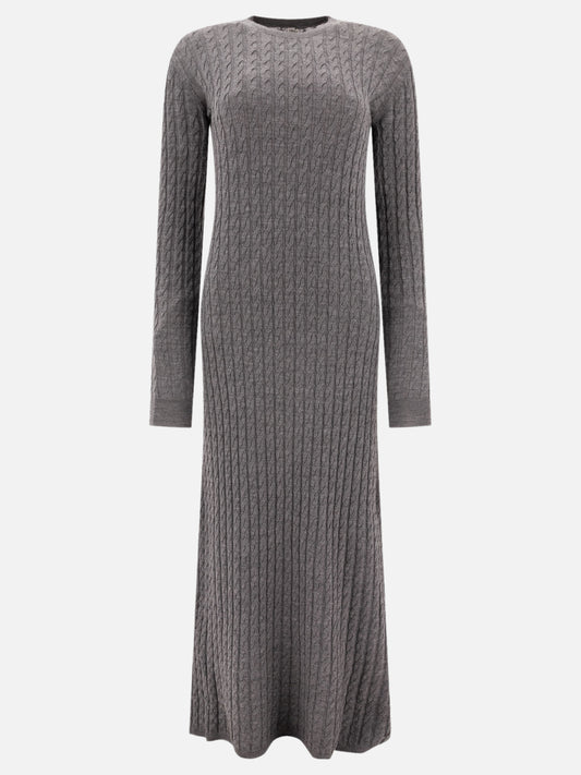Toteme Cable knit dress 18969885_M Grey 1